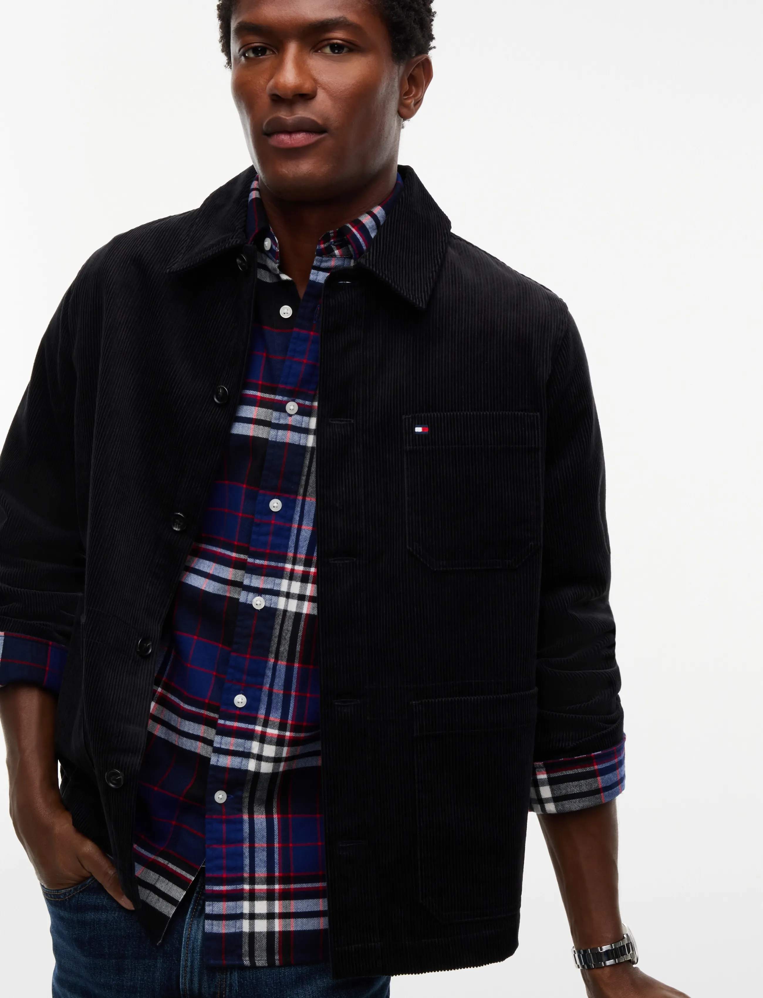 Tommy Hilfiger - HERO FLANNEL TARTN CHCK RF SHIRT - navy blue   check - 5