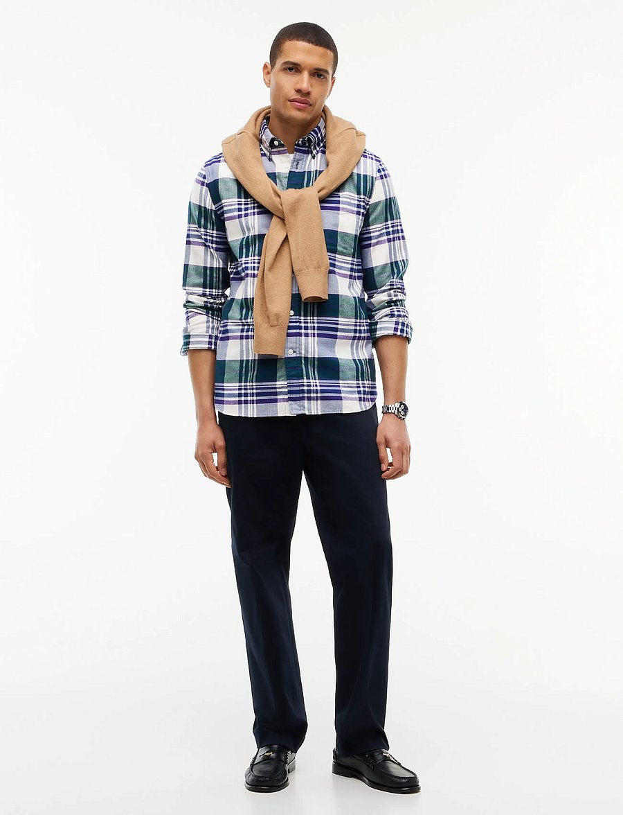 Tommy Hilfiger - HERO FLANNEL TARTN CHCK RF SHIRT - karierte hemden - ornamental green check - 4