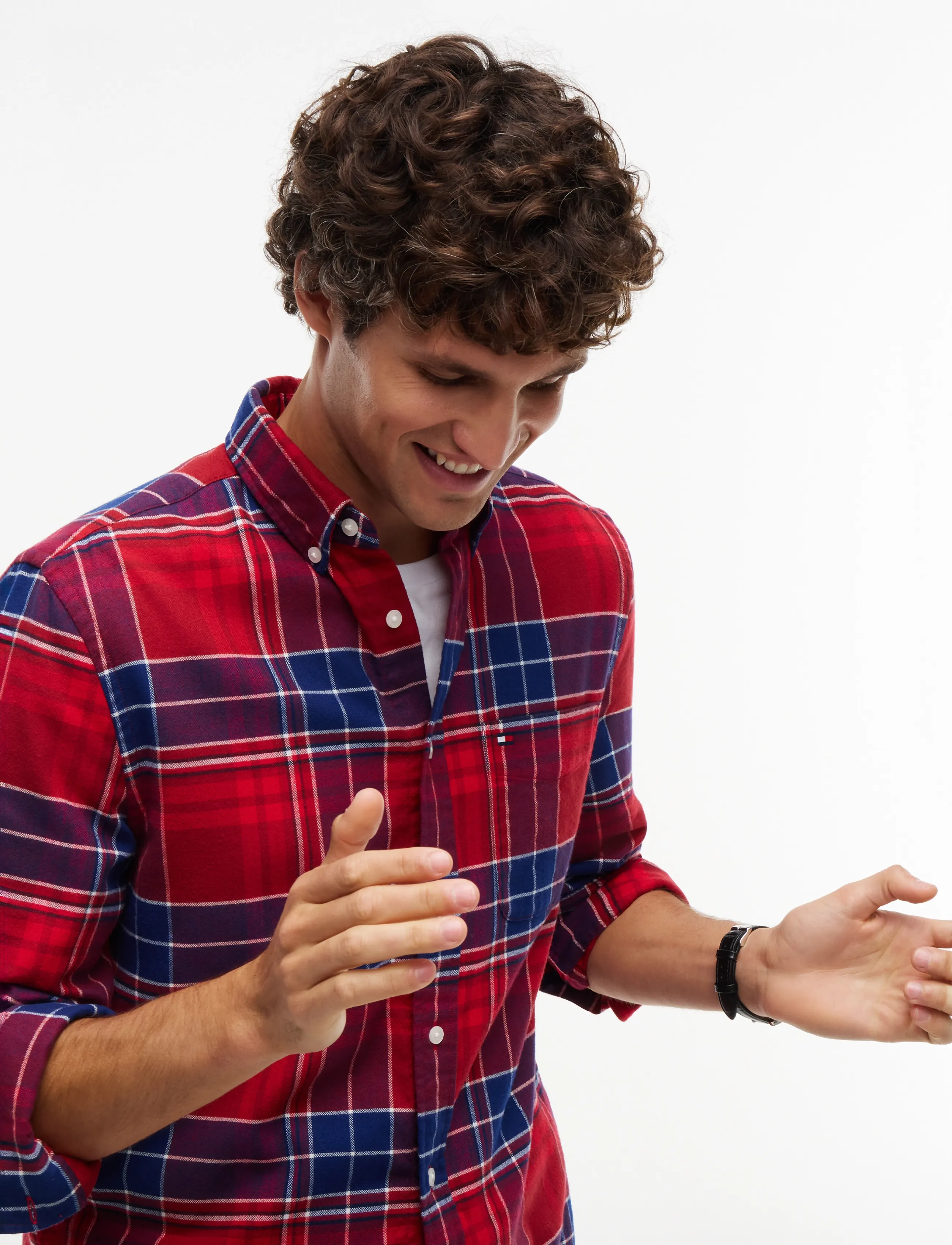 Tommy Hilfiger - HERO FLANNEL TARTN CHCK RF SHIRT - regatta red   check - 3