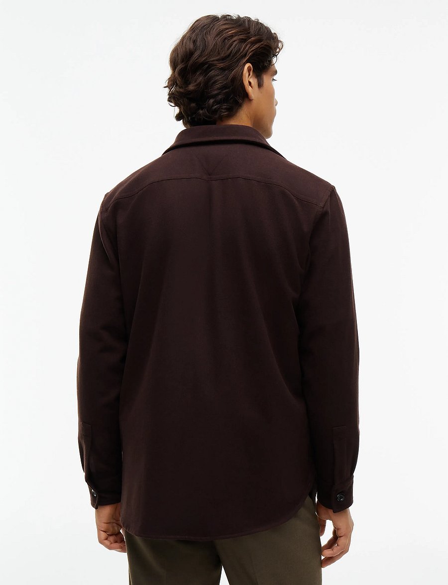 Tommy Hilfiger - CPO CLASSIC FIT ICON COLLAR - jacken - chocolate - 2