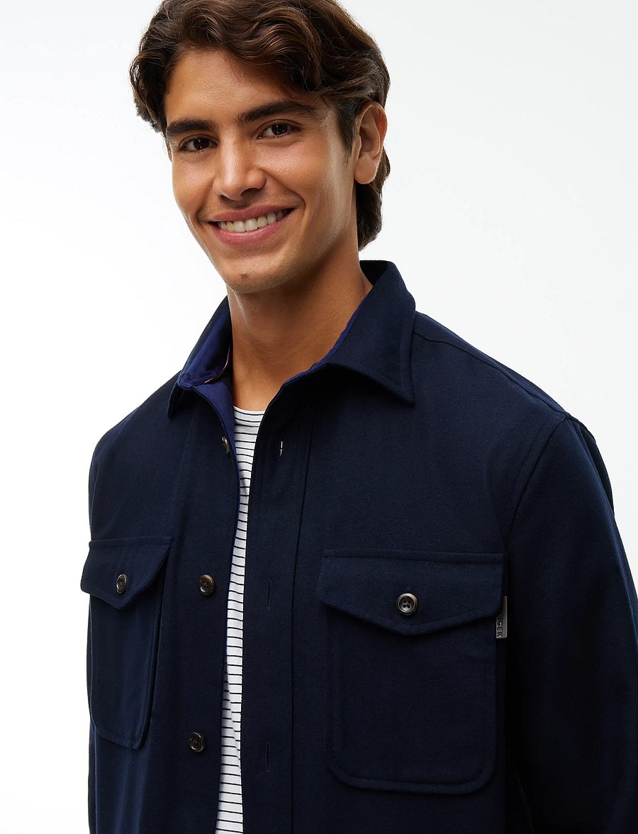 Tommy Hilfiger - CPO CLASSIC FIT ICON COLLAR - jakker - navy blue - 3