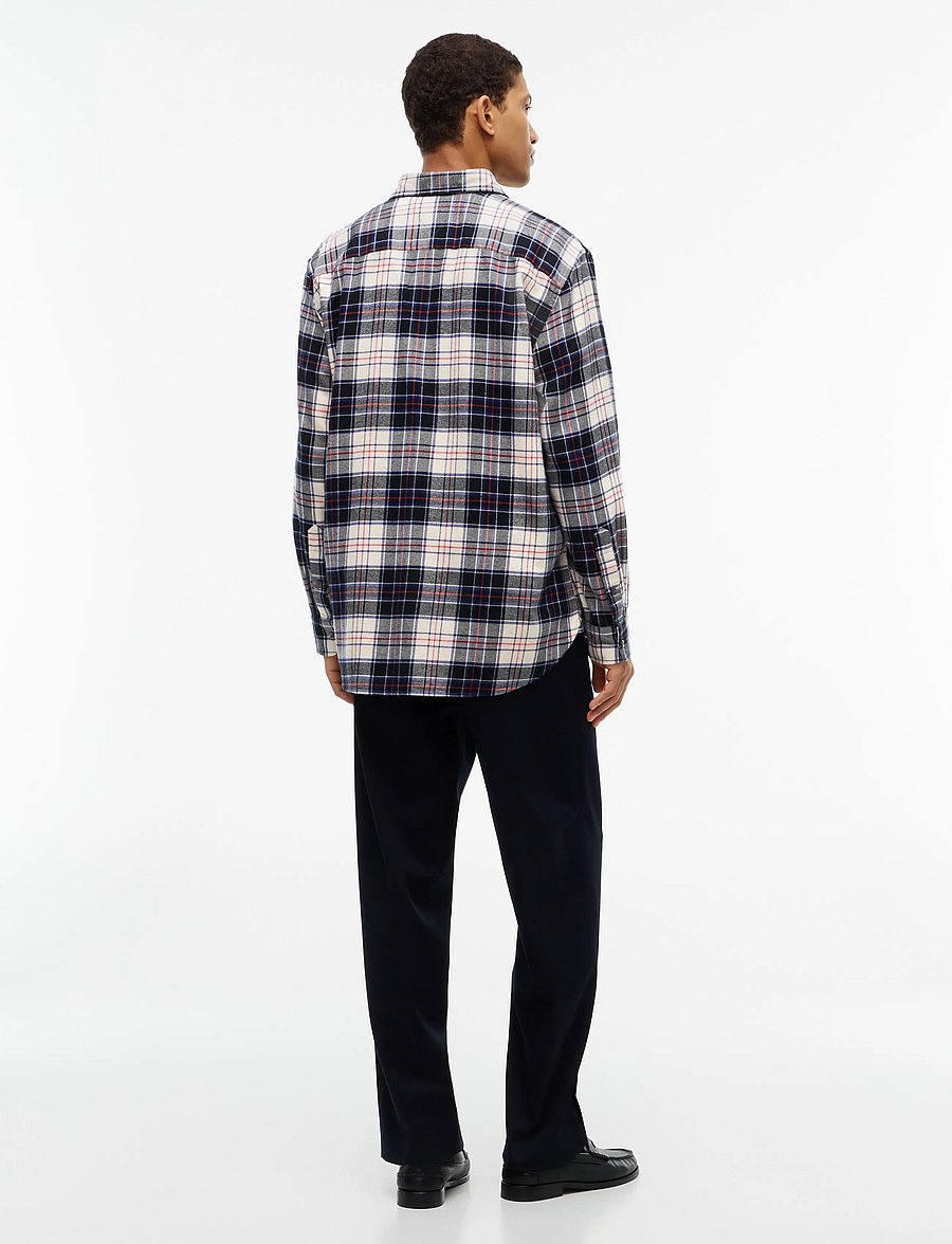 Tommy Hilfiger - RWB TARTAN FLANNEL - ruudulised särgid - ivory silk check - 2