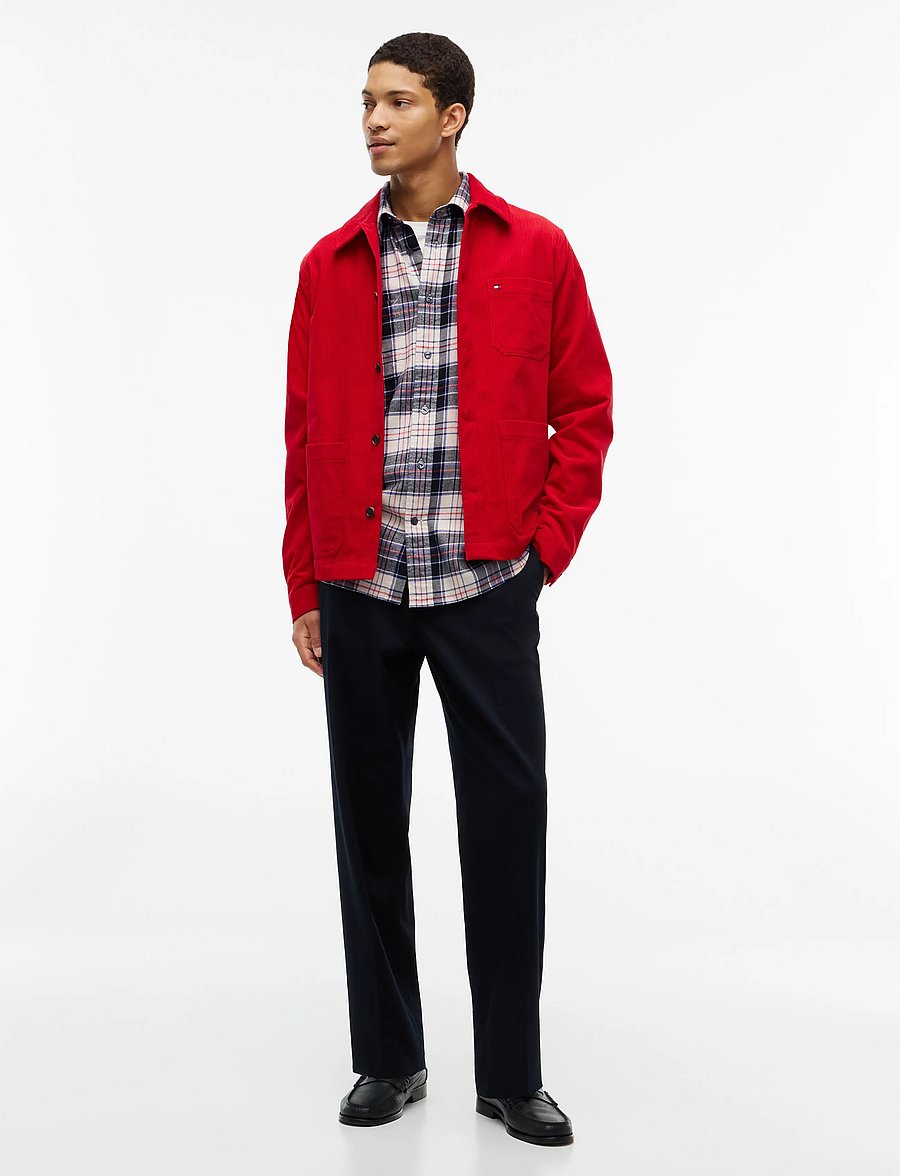 Tommy Hilfiger - RWB TARTAN FLANNEL - ruudulised särgid - ivory silk check - 4