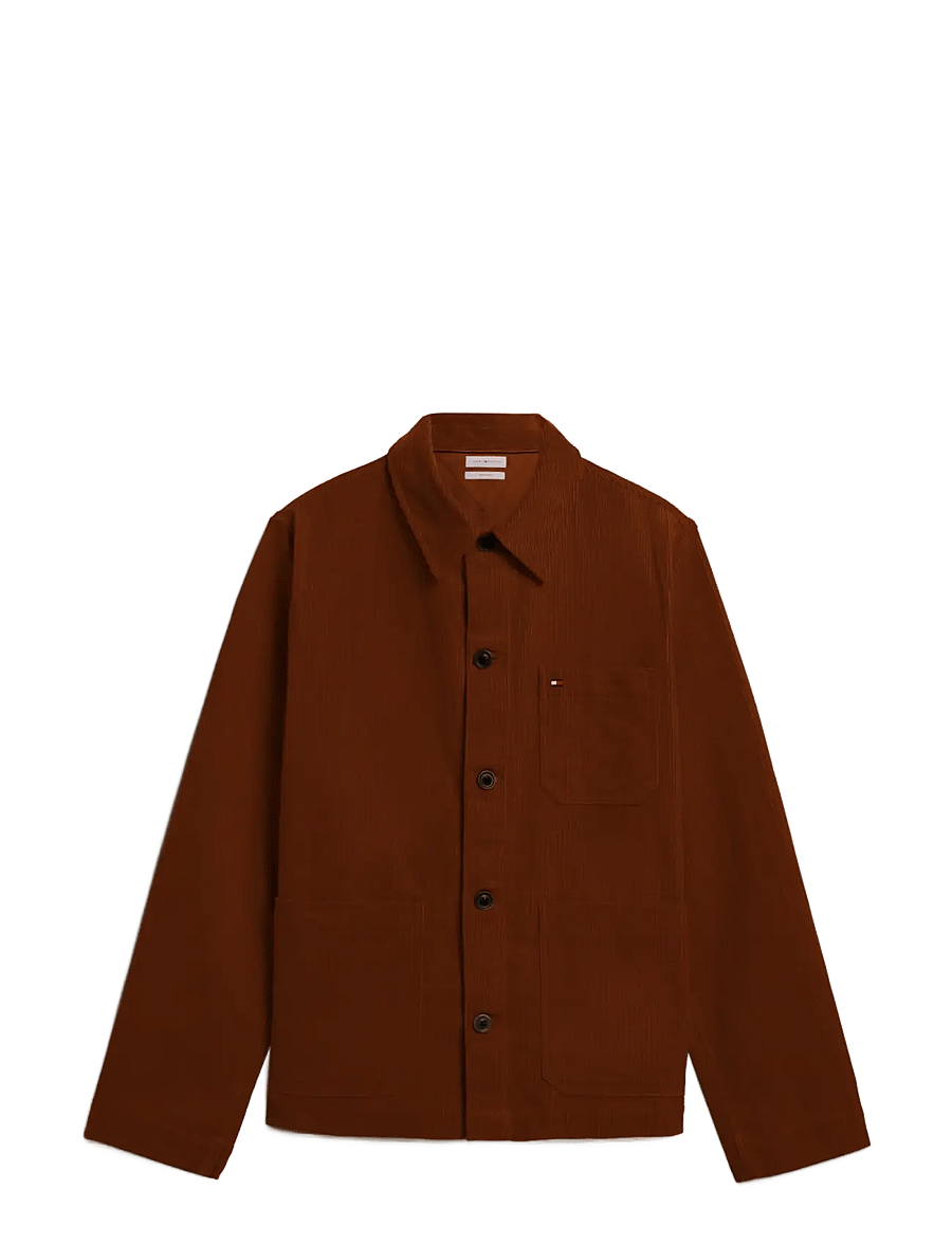 Tommy Hilfiger - CORDUROY CHORE SHIRT JACKET - sügisjoped - hickory cord - 1