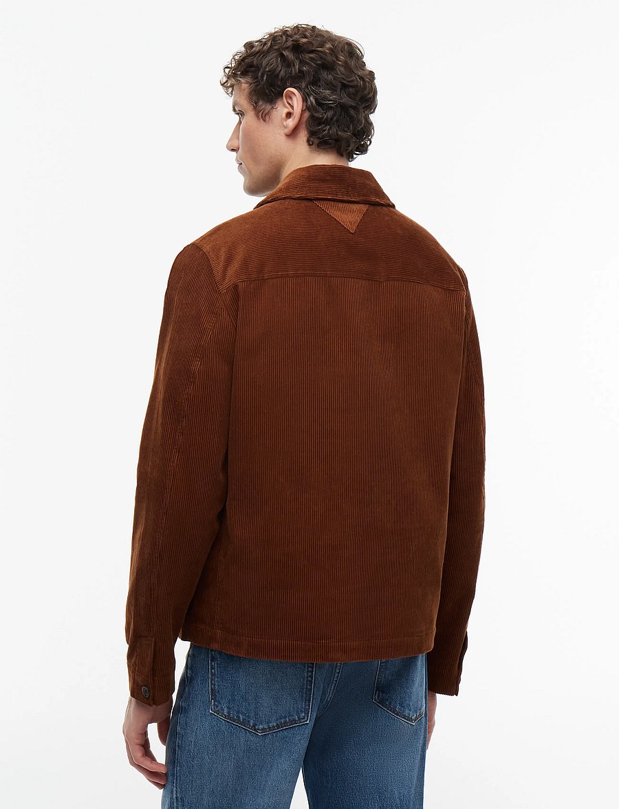 Tommy Hilfiger - CORDUROY CHORE SHIRT JACKET - sügisjoped - hickory cord - 2