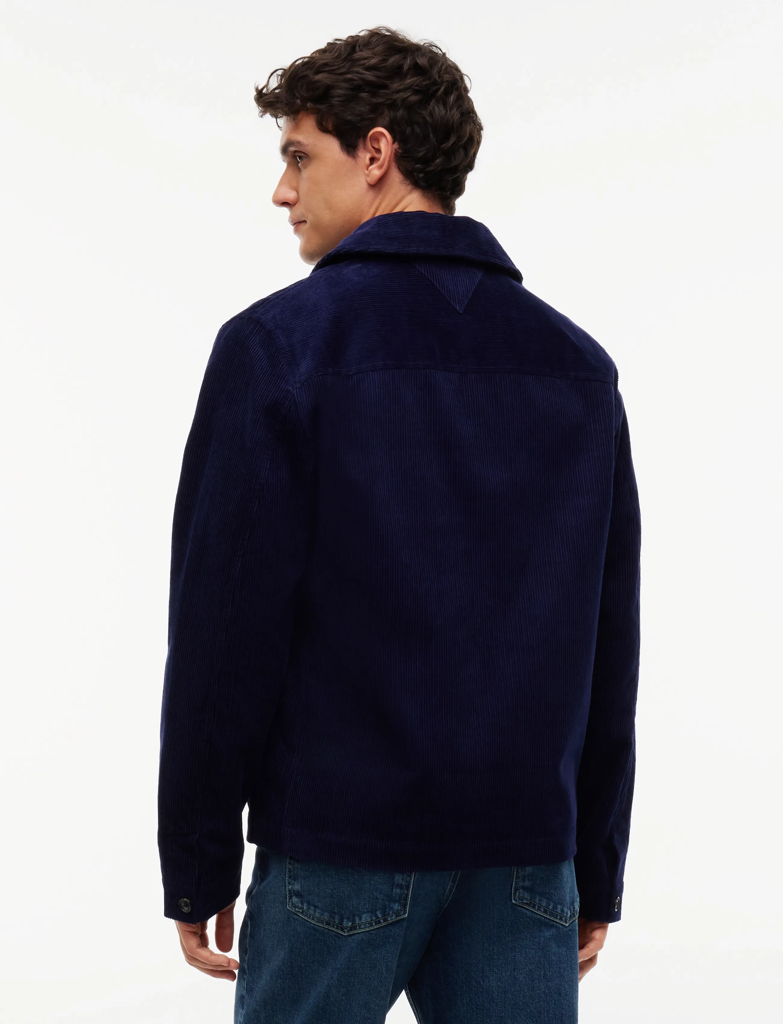 Tommy Hilfiger - CORDUROY CHORE SHIRT JACKET - Überhemden - imperial navy - 2