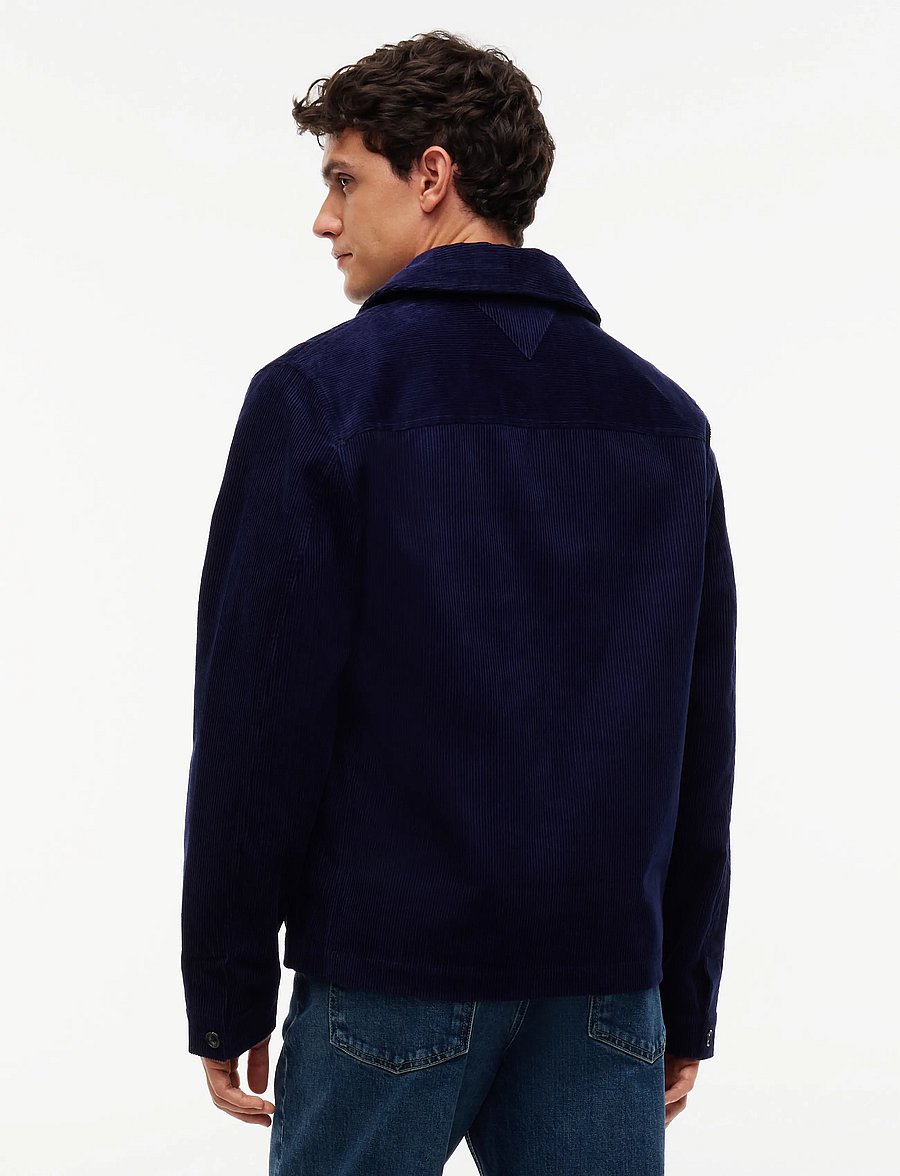 Tommy Hilfiger - CORDUROY CHORE SHIRT JACKET - Überhemden - imperial navy - 2