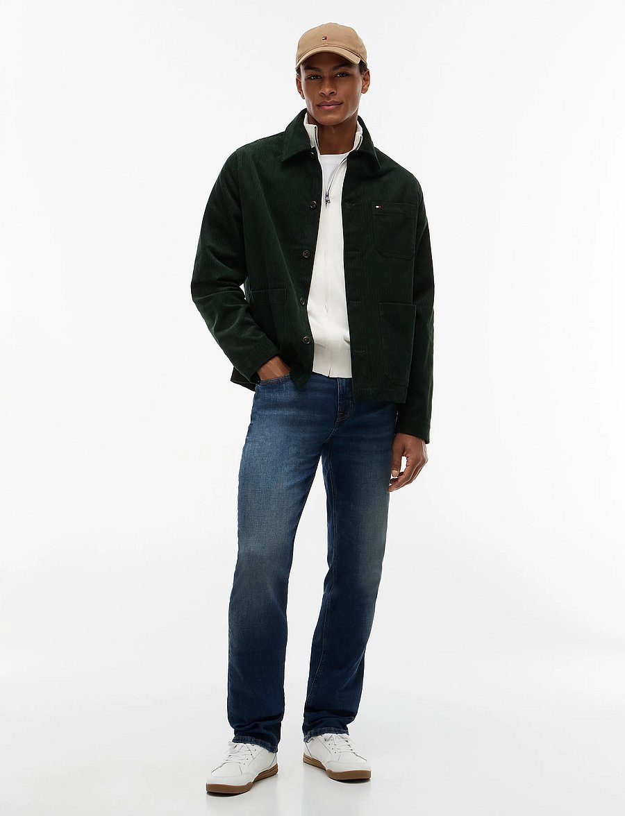 Tommy Hilfiger - CORDUROY CHORE SHIRT JACKET - sügisjoped - riverbed green - 4