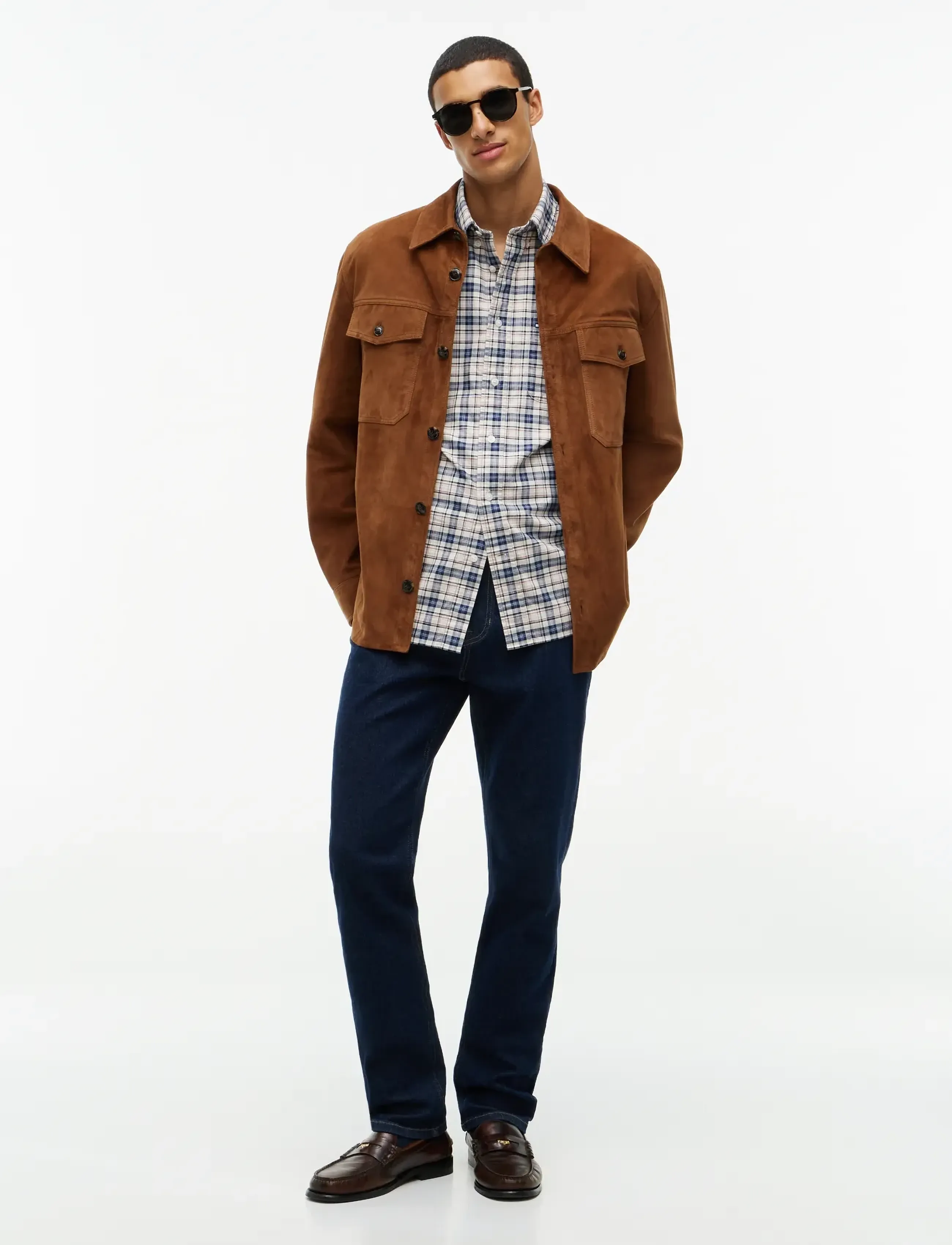 Tommy Hilfiger - OXFORD TARTAN CHECK CF SHT - newsprint beige   check - 4