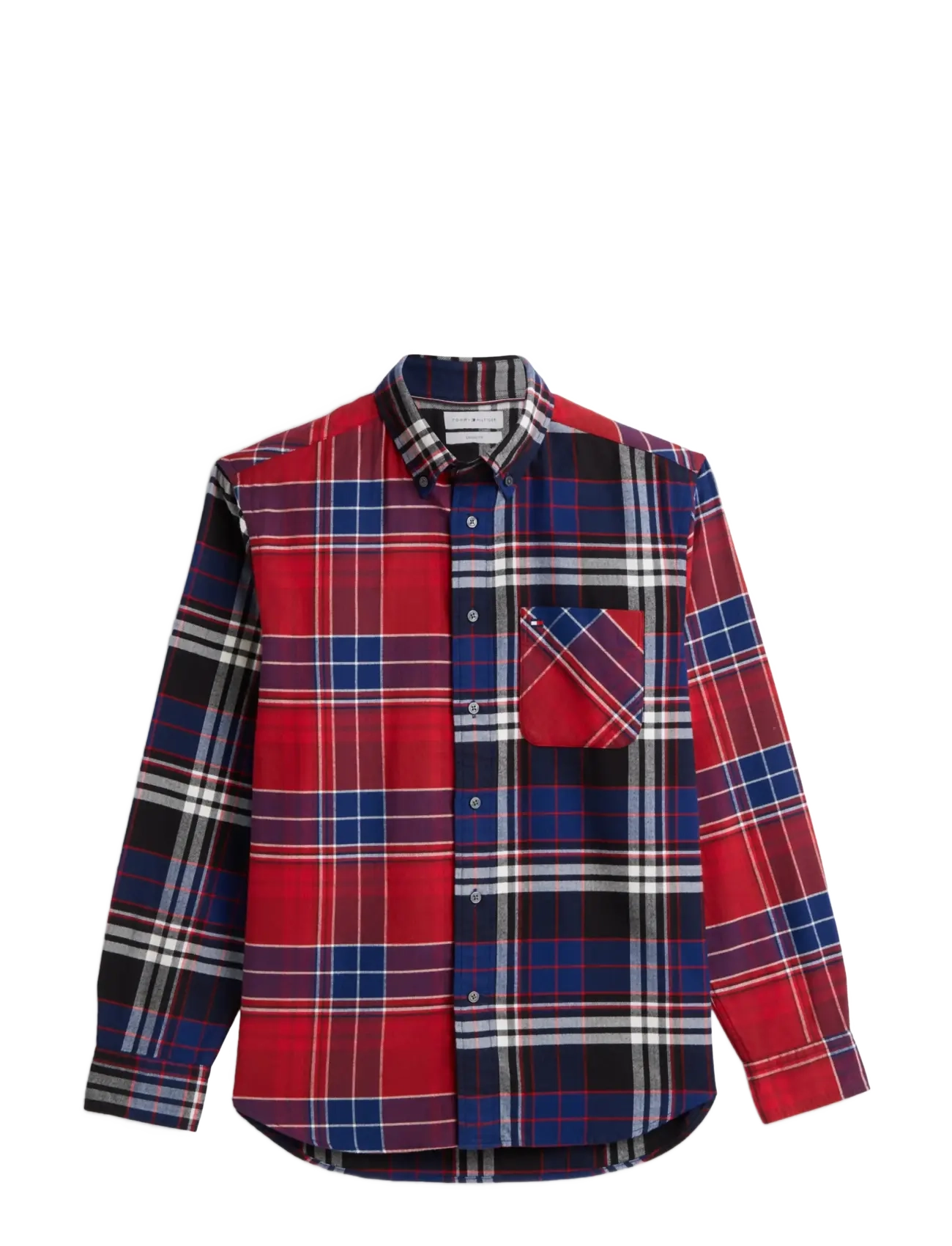 Tommy Hilfiger - FLANNEL BLOCKING CF SHIRT - regatta red   check - 1
