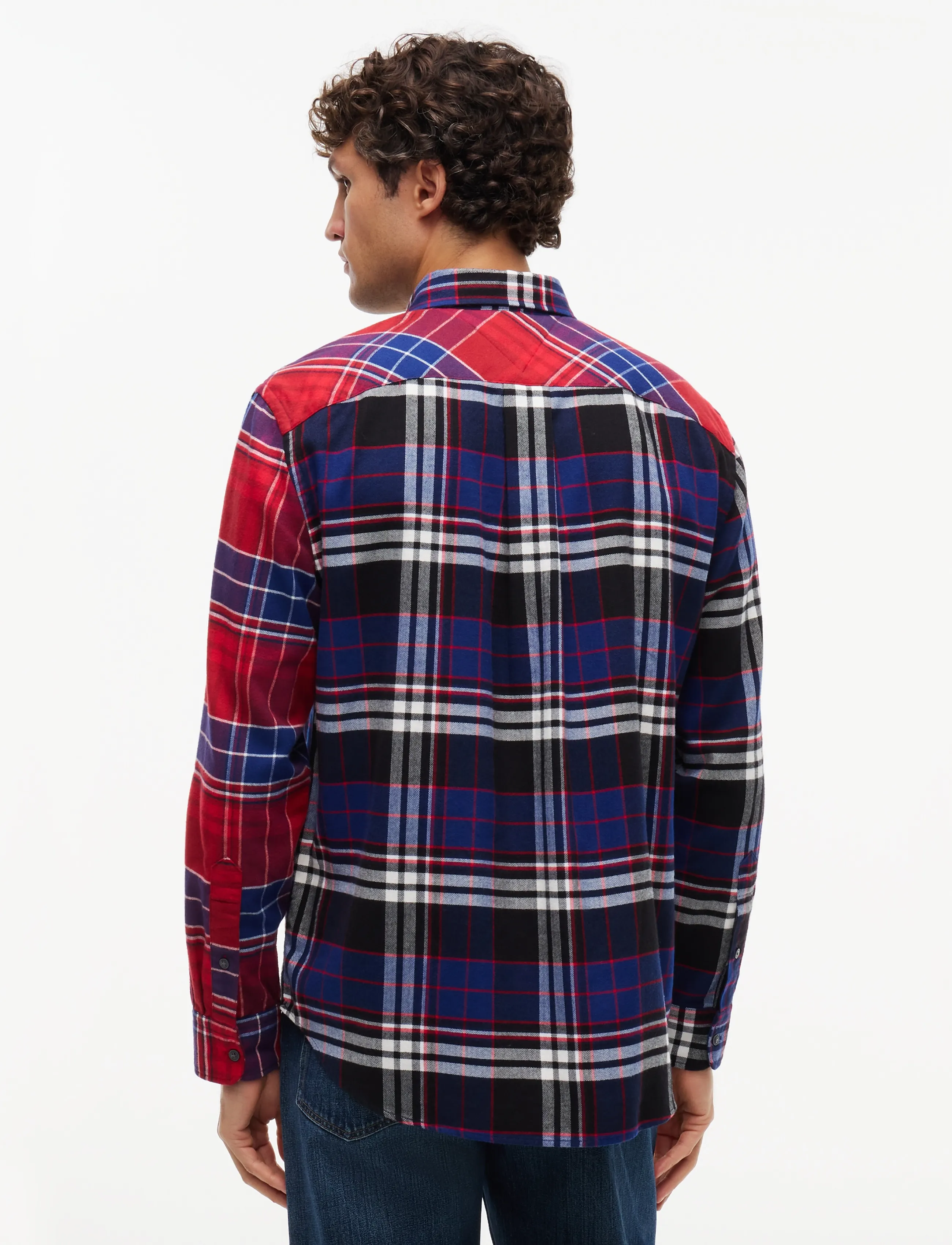 Tommy Hilfiger - FLANNEL BLOCKING CF SHIRT - regatta red   check - 2