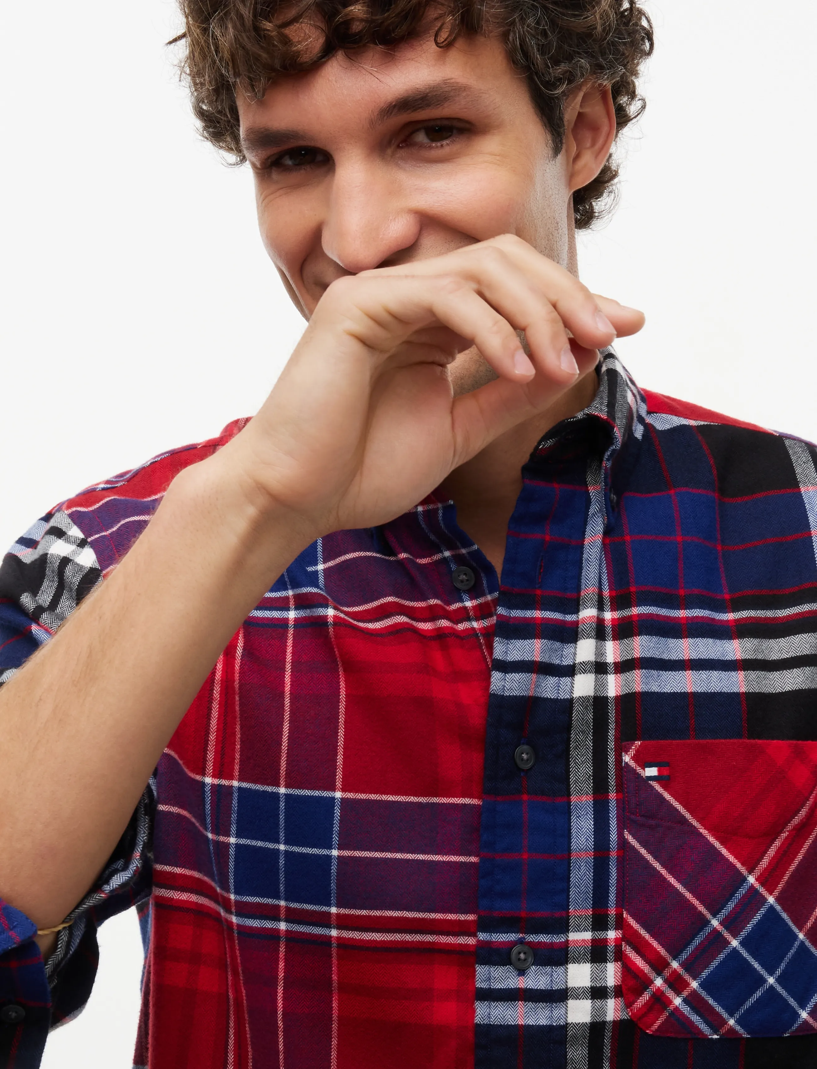 Tommy Hilfiger - FLANNEL BLOCKING CF SHIRT - regatta red   check - 3
