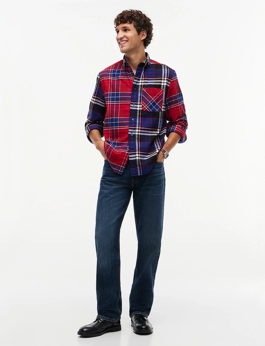 Tommy Hilfiger - FLANNEL BLOCKING CF SHIRT - flanell-hemden - regatta red check - 4
