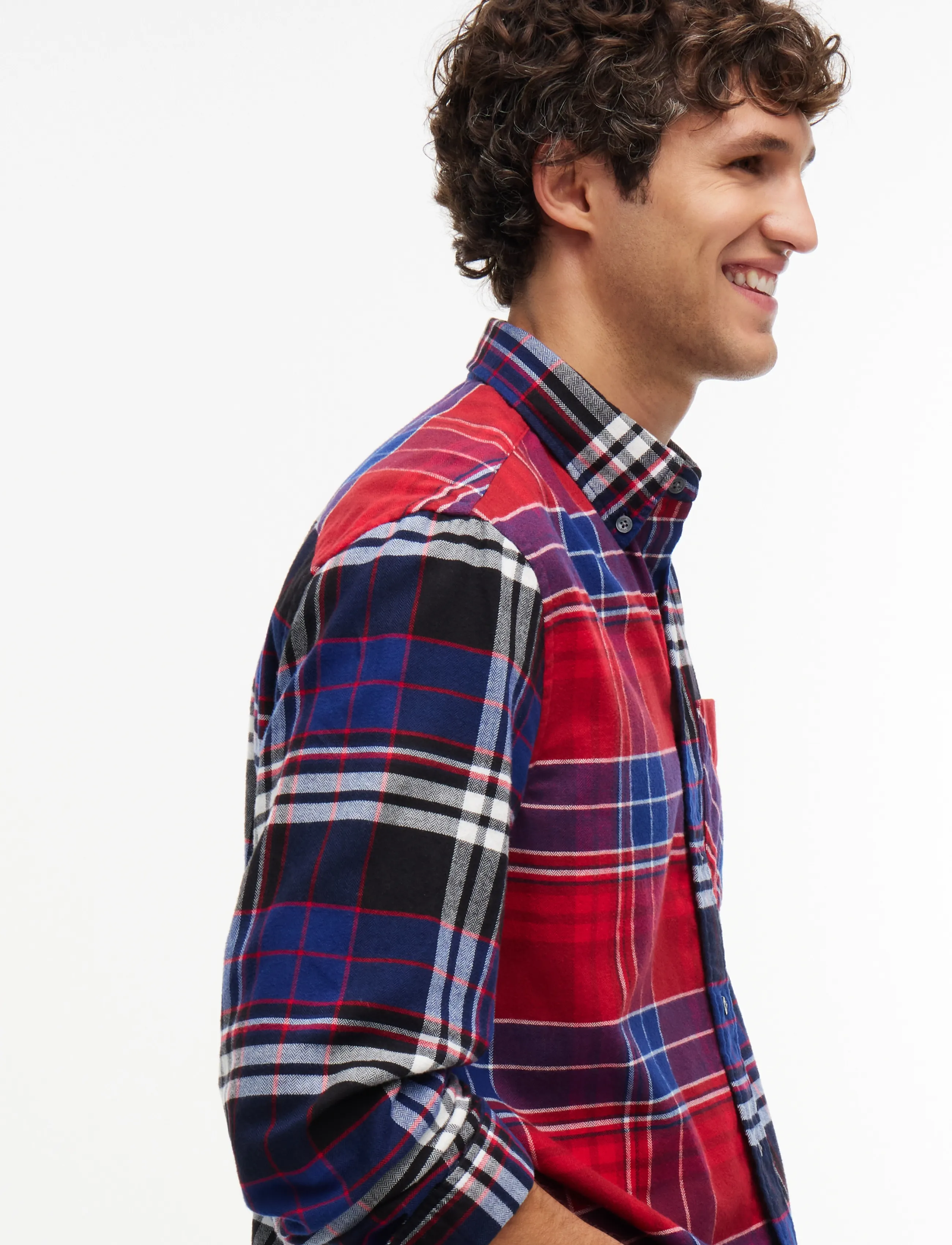 Tommy Hilfiger - FLANNEL BLOCKING CF SHIRT - regatta red   check - 5