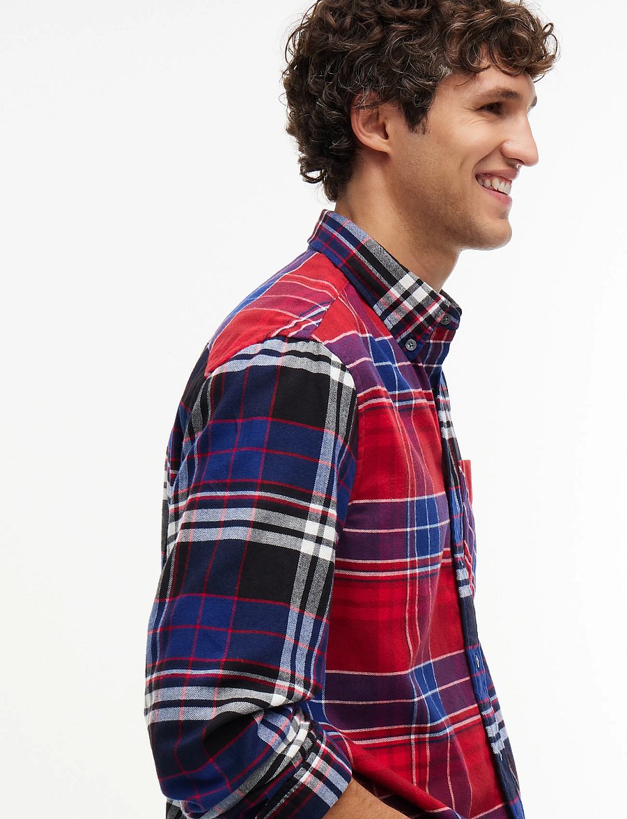 Tommy Hilfiger - FLANNEL BLOCKING CF SHIRT - flanell-hemden - regatta red check - 5