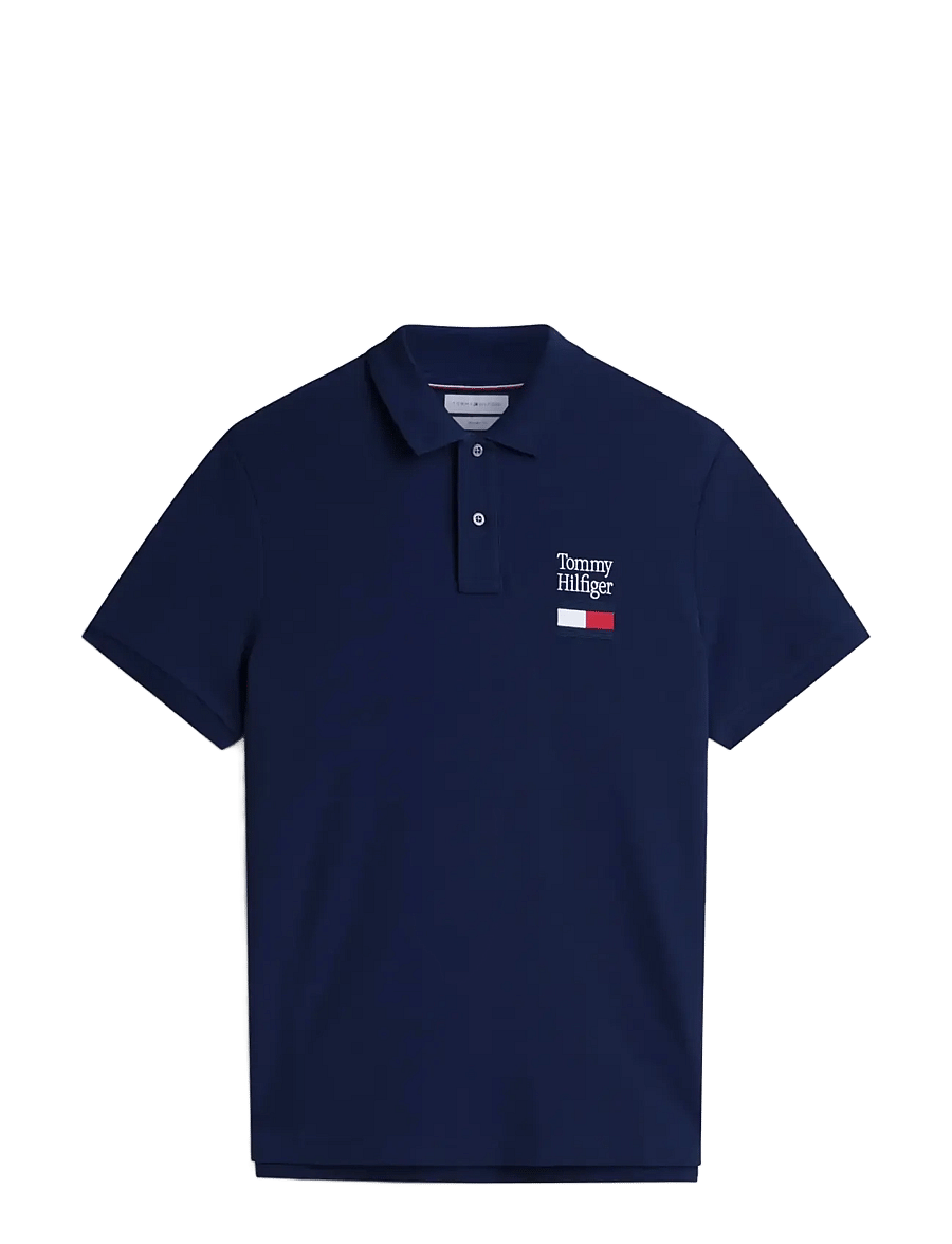 Tommy Hilfiger - LA GRAPHIC REG POLO - carbon navy - 1