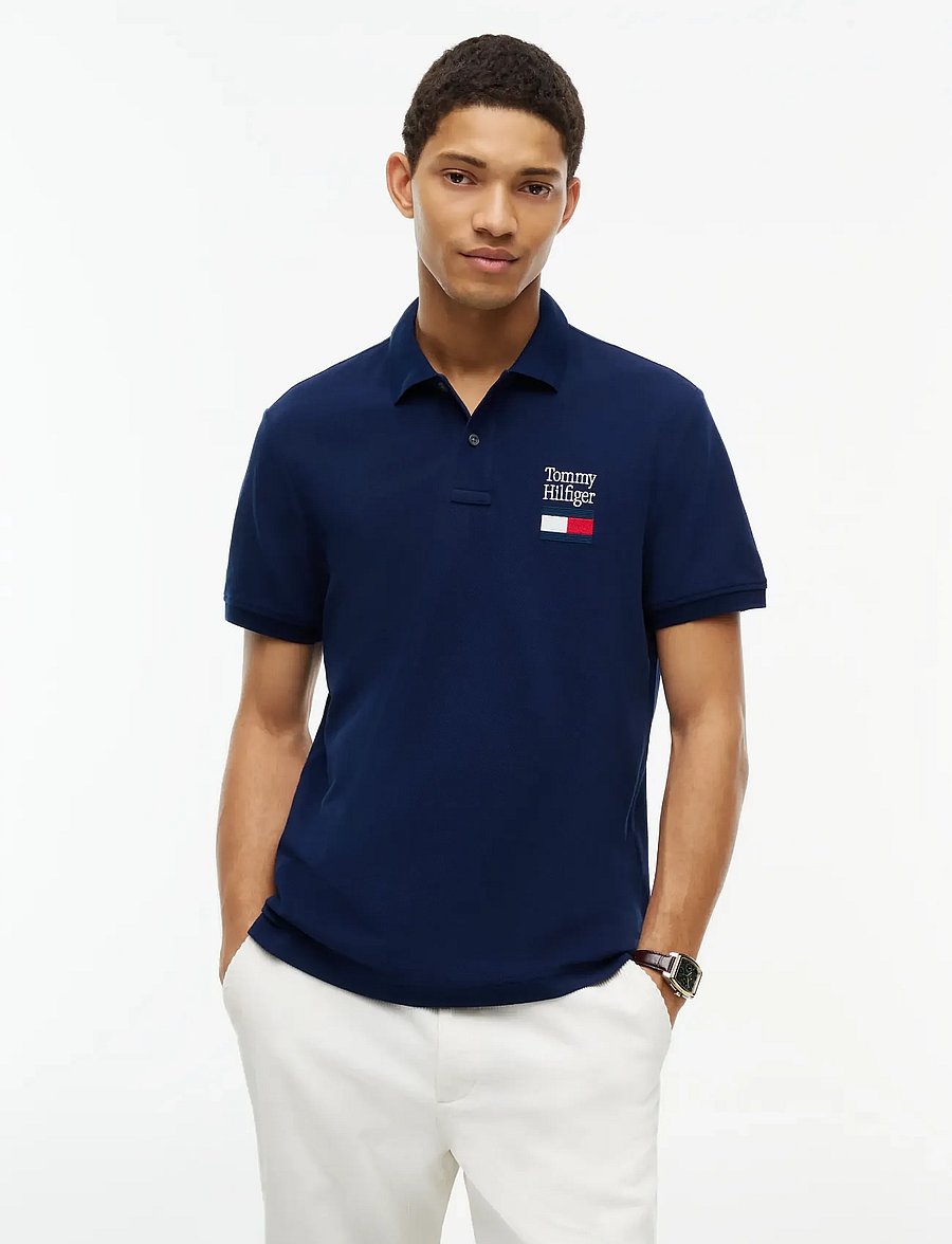 Tommy Hilfiger - LA GRAPHIC REG POLO - carbon navy - 0