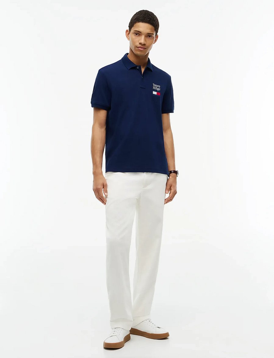 Tommy Hilfiger - LA GRAPHIC REG POLO - carbon navy - 4