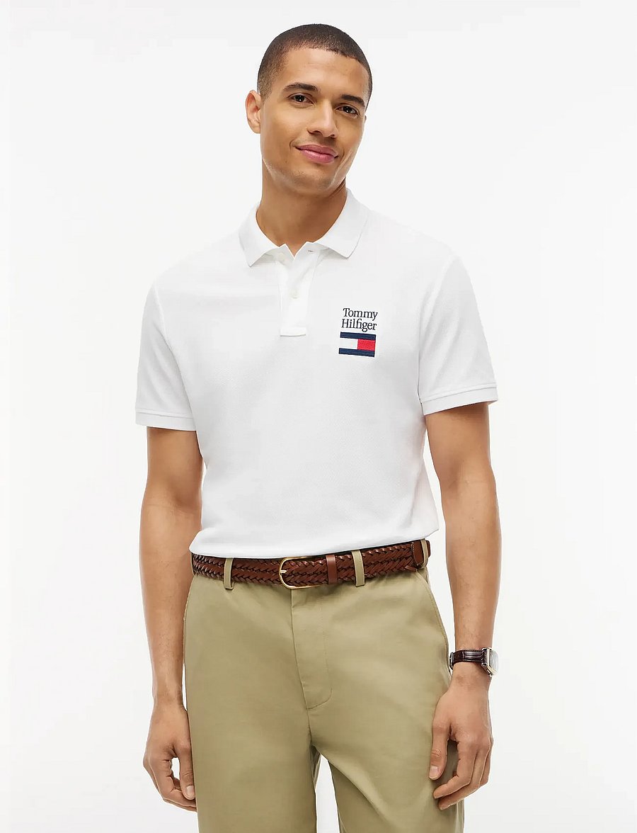 Tommy Hilfiger - LA GRAPHIC REG POLO - kortärmade pikéer - white - 0