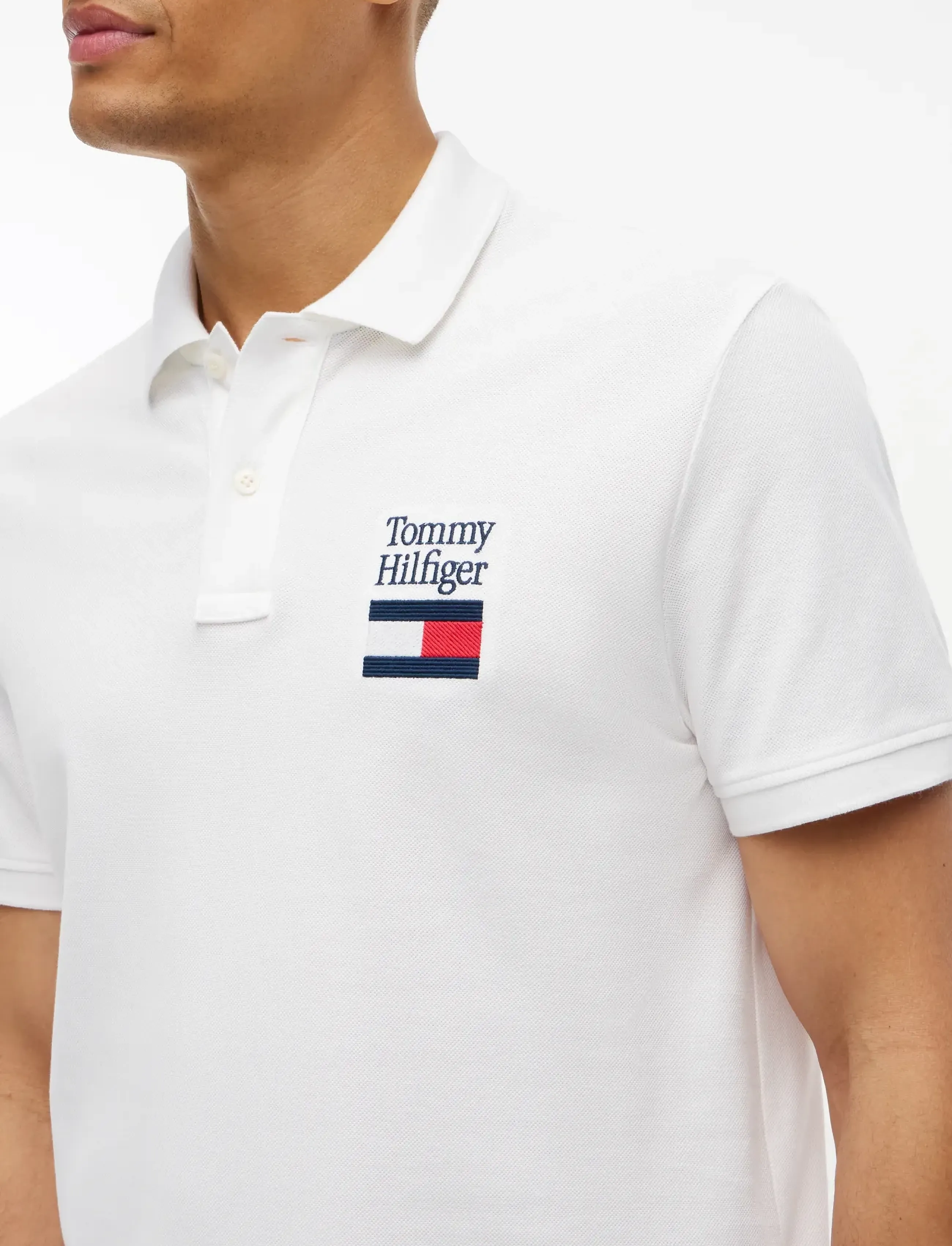 Tommy Hilfiger - LA GRAPHIC REG POLO - kortärmade pikéer - white - 3