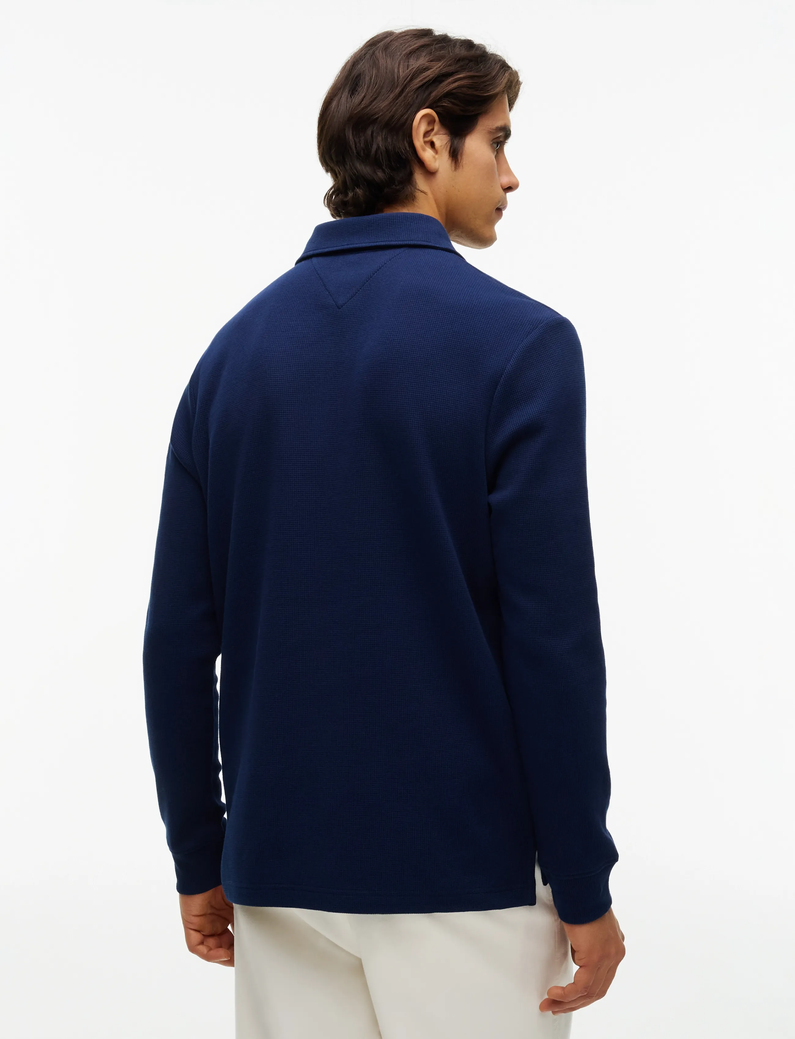 Tommy Hilfiger - LS WAFFLE REG POLO - carbon navy - 2