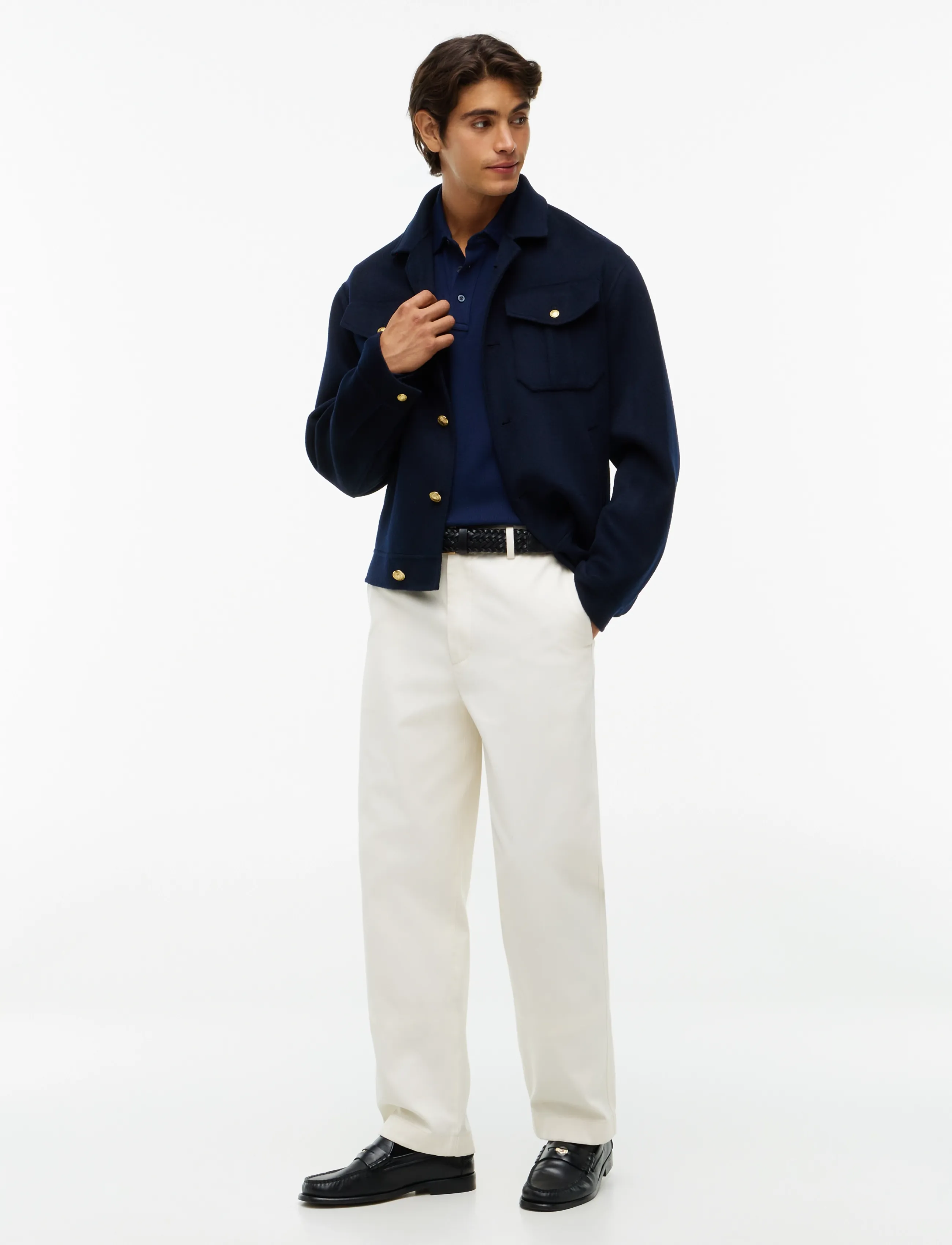 Tommy Hilfiger - LS WAFFLE REG POLO - carbon navy - 4