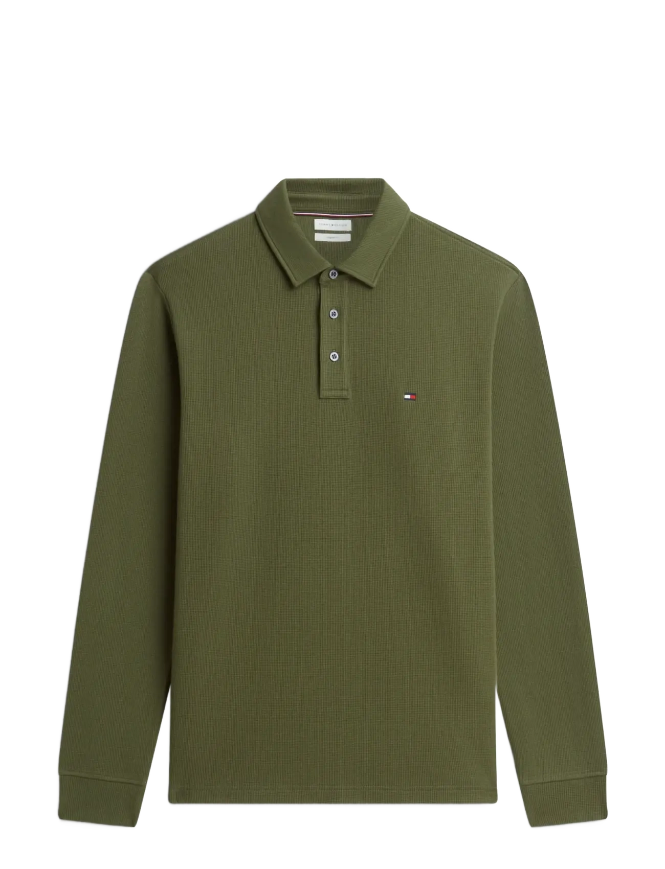 Tommy Hilfiger - LS WAFFLE REG POLO - huntsman green - 1