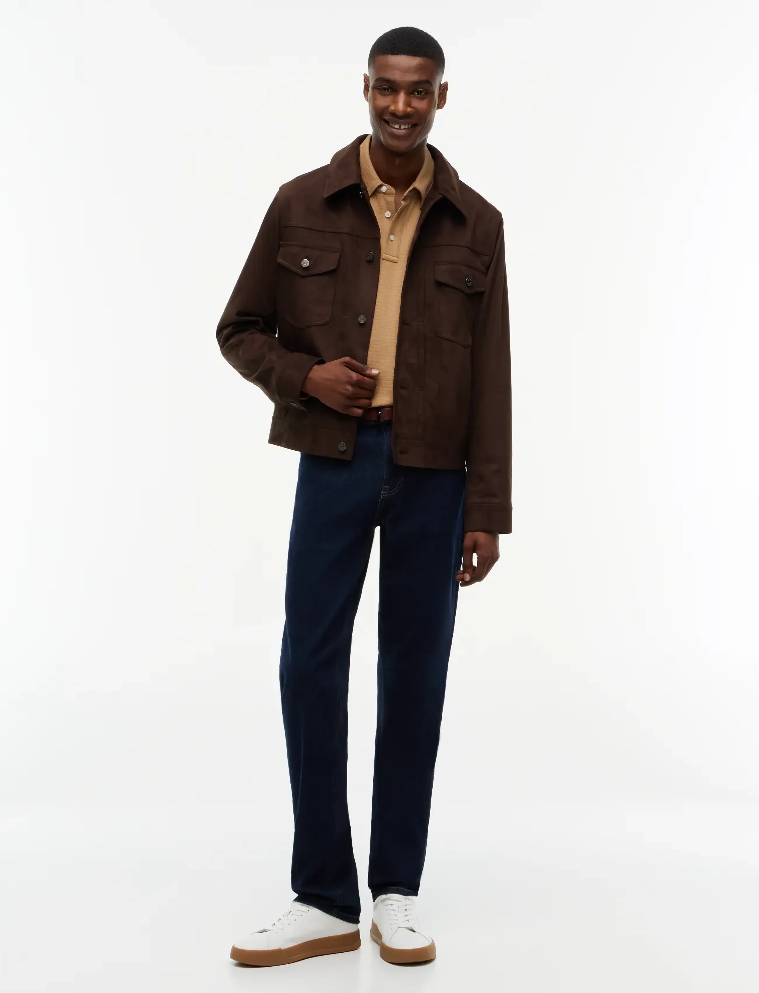 Tommy Hilfiger - LS WAFFLE REG POLO - långärmade pikéer - safari canvas - 4