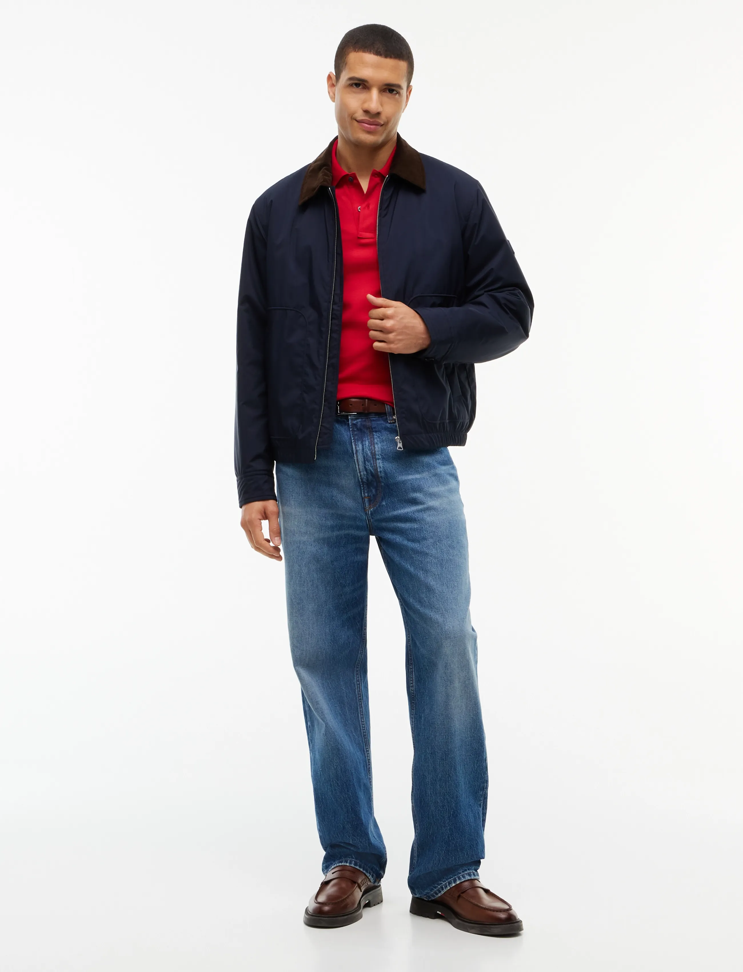 Tommy Hilfiger - LIQUID COTTON CUFF SLIM POLO - lühikeste varrukatega polod - medium red - 4