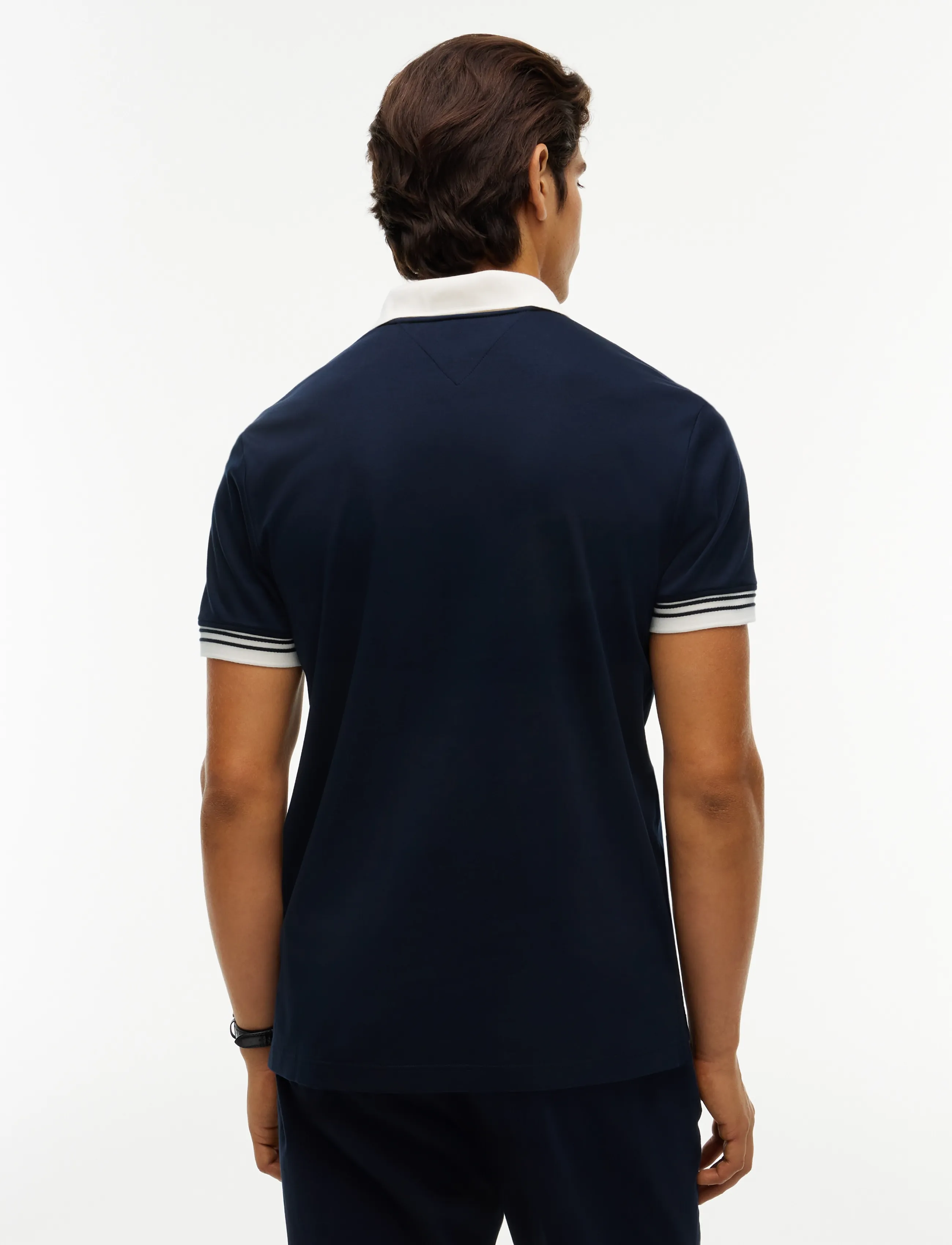 Tommy Hilfiger - INTERLOCK PLACKT DETAIL REG POLO - kurzärmelig - navy blue - 2