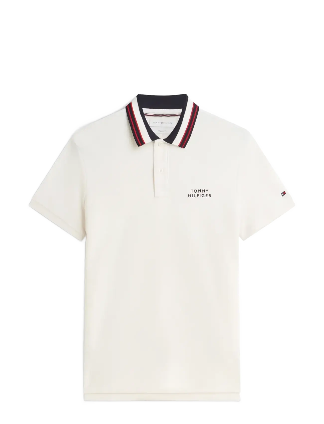 Tommy Hilfiger - LEFT CHEST GRAPHIC REG POLO - kortärmade pikéer - ivory petal - 1