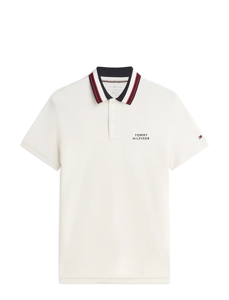 Tommy Hilfiger - LEFT CHEST GRAPHIC REG POLO - kortärmade pikéer - ivory petal - 1