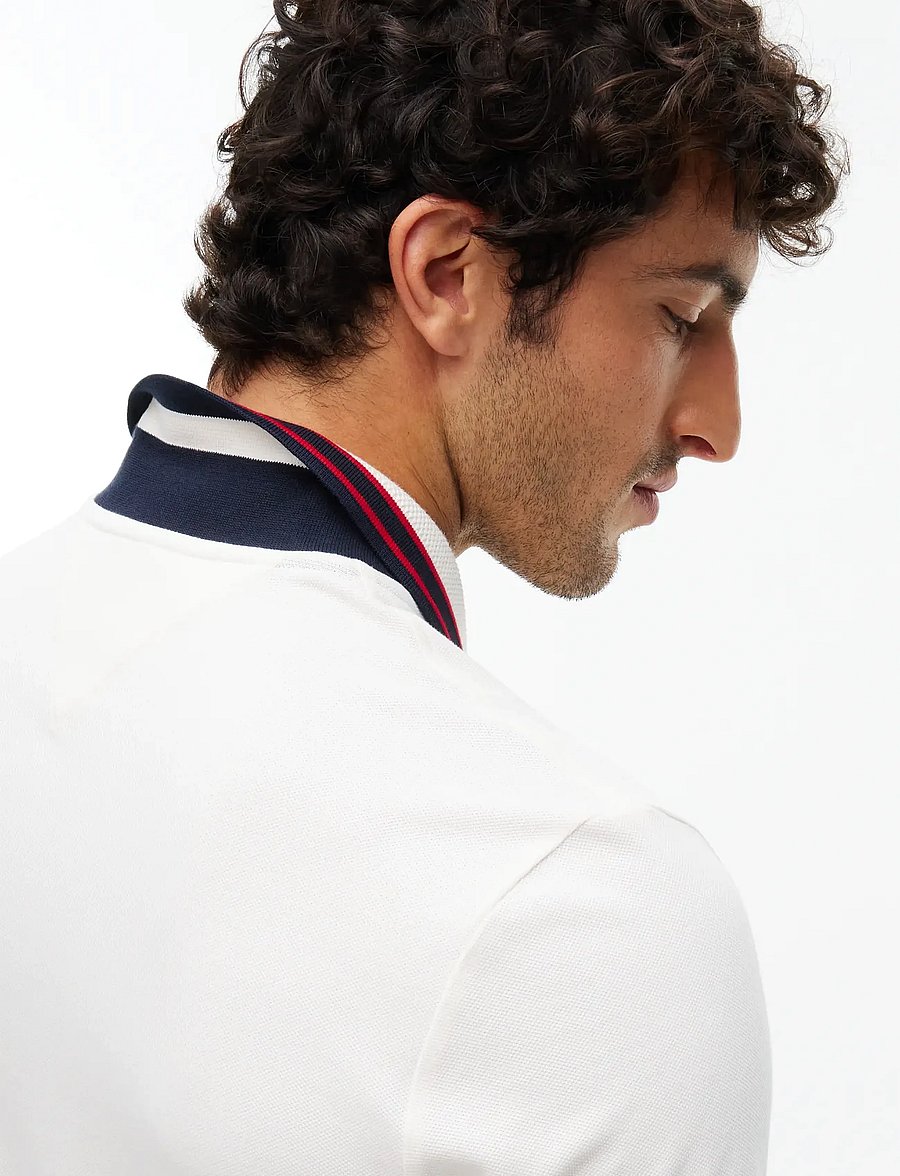 Tommy Hilfiger - LEFT CHEST GRAPHIC REG POLO - kortärmade pikéer - ivory petal - 5