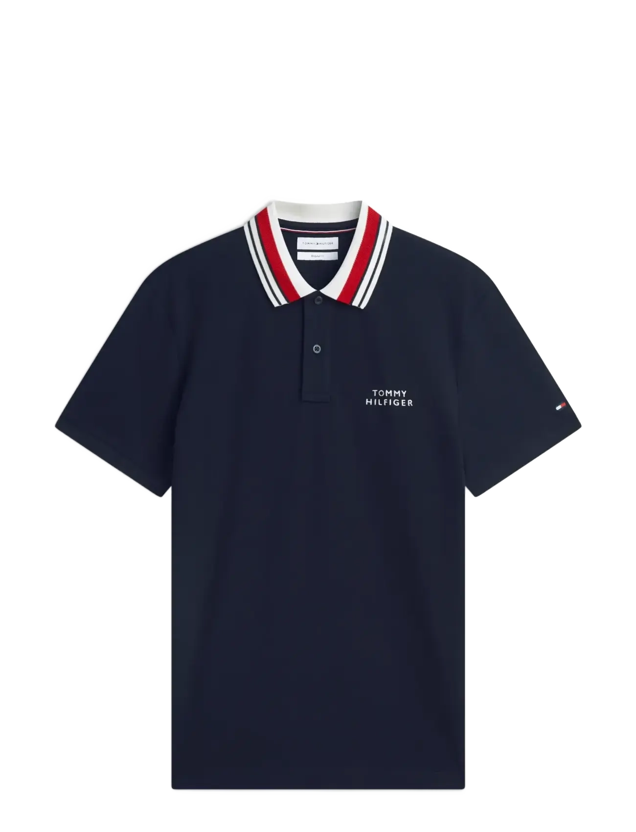 Tommy Hilfiger LEFT CHEST GRAPHIC REG POLO - Tommy Hilfiger - NAVY BLUE / navy