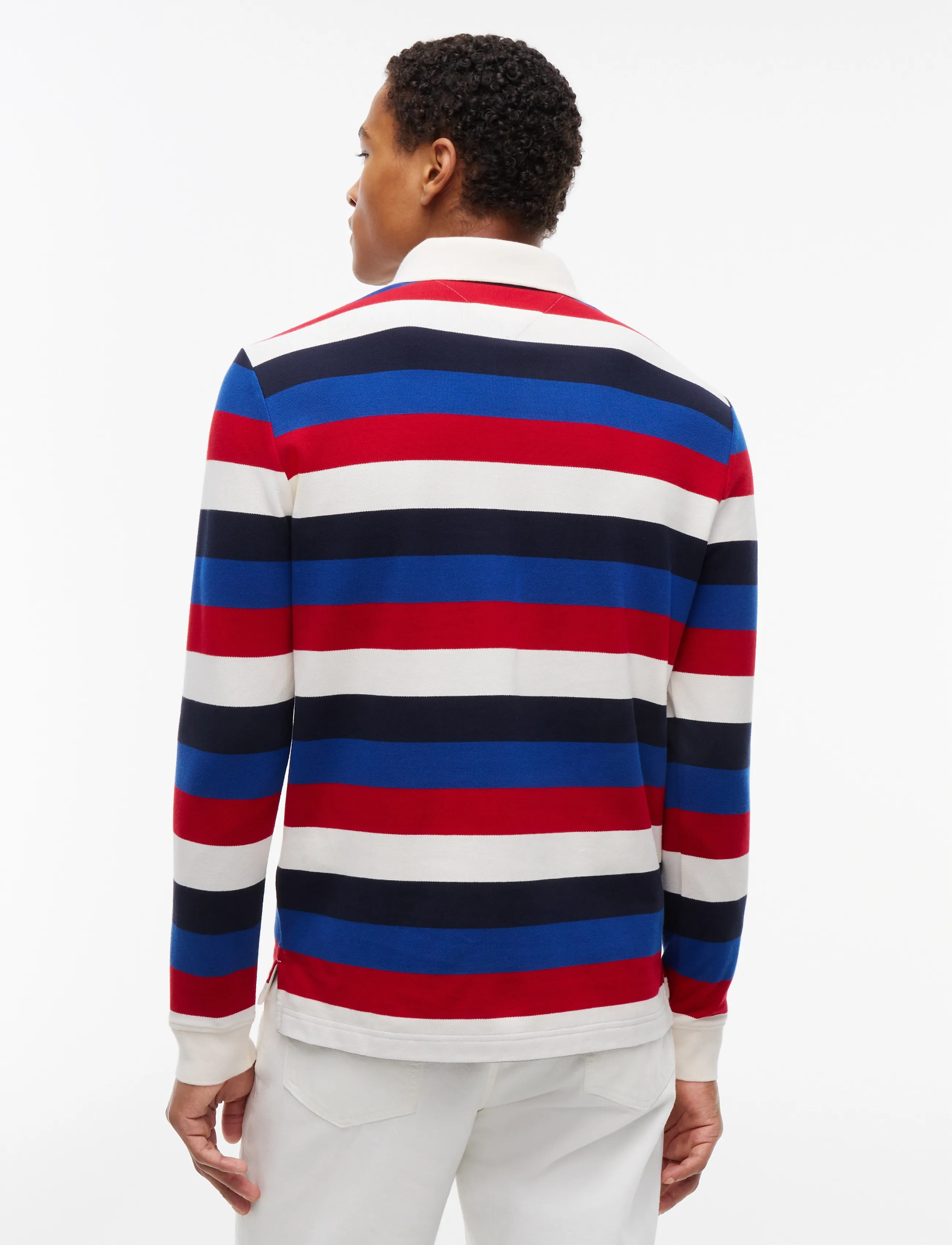 Tommy Hilfiger - LS RUGBY STRIPE CLASSIC POLO - medium red   multi - 2