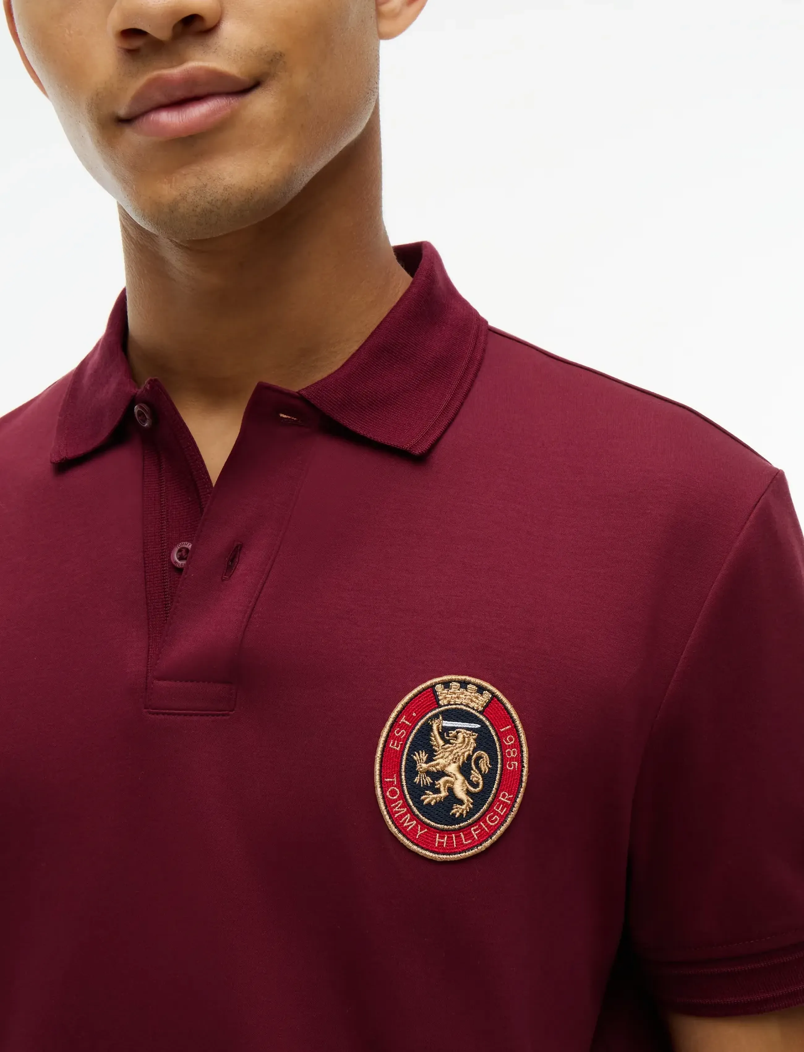 Tommy Hilfiger - ICON REG POLO - kortärmade pikéer - burgundy - 3