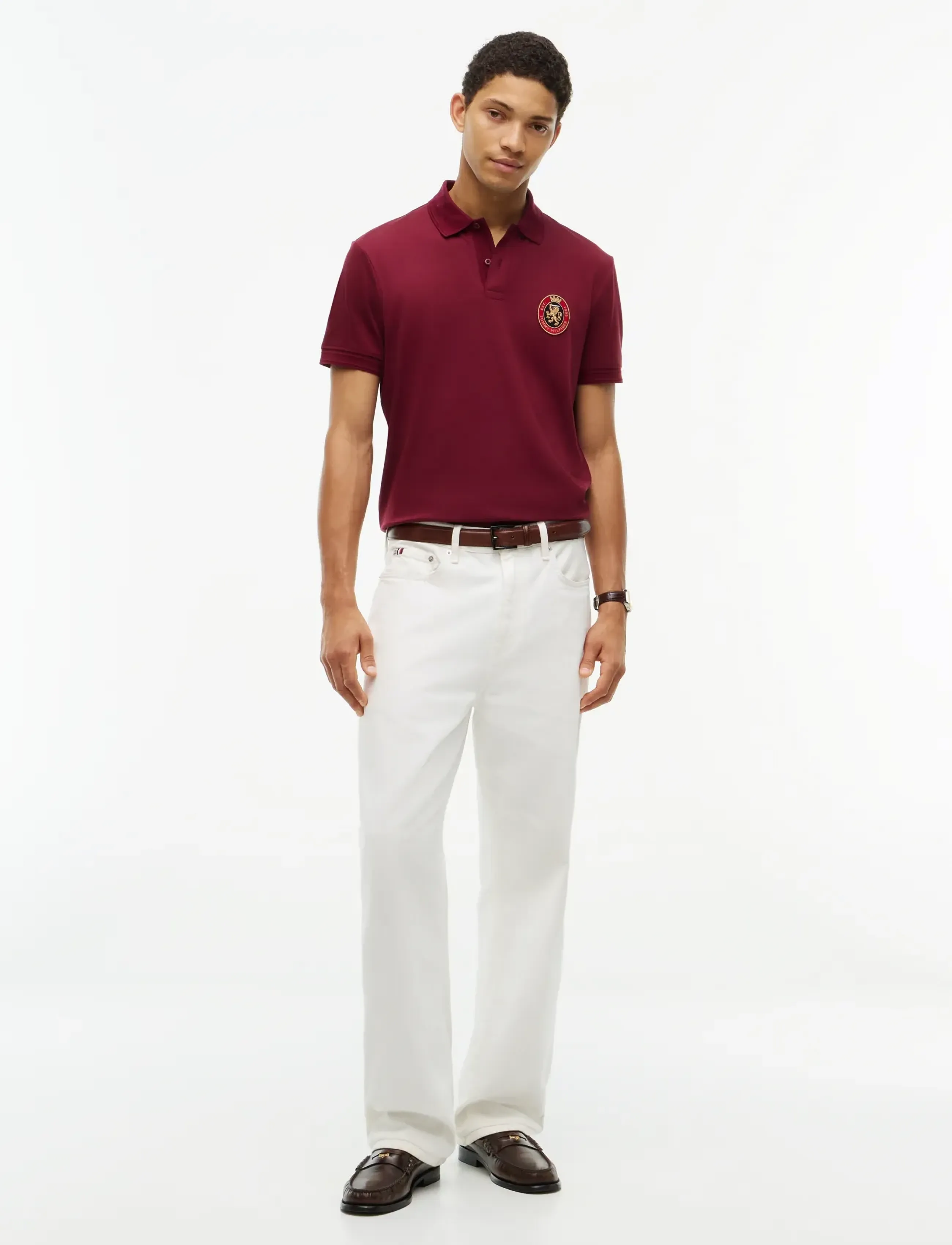 Tommy Hilfiger - ICON REG POLO - kortärmade pikéer - burgundy - 4