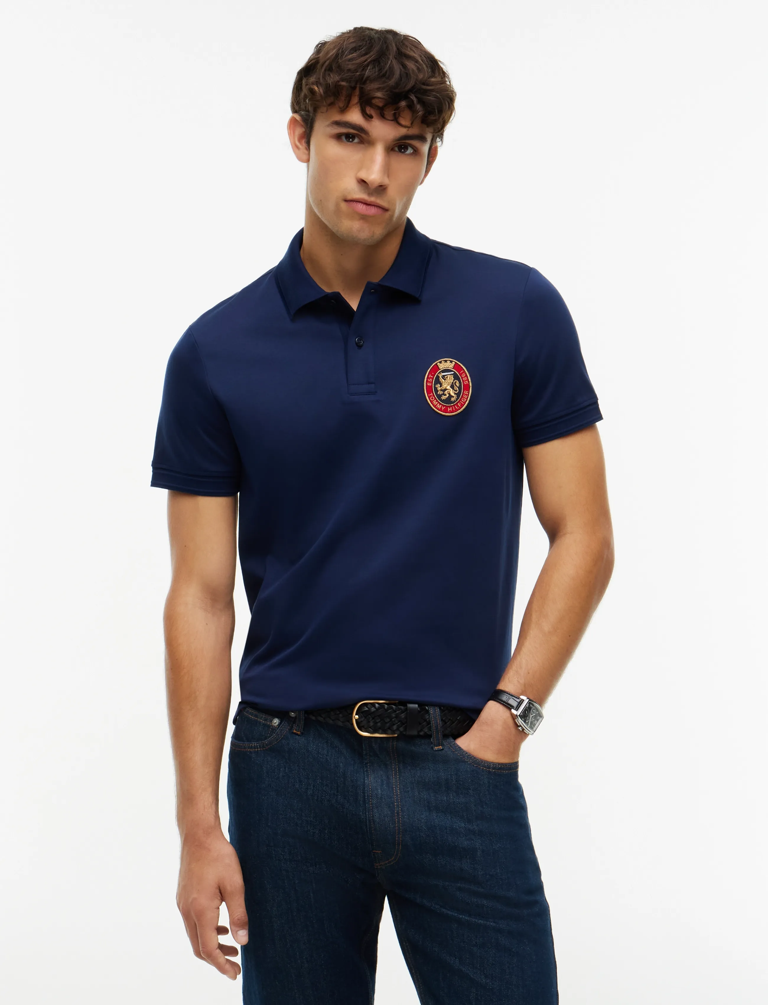 Tommy Hilfiger ICON REG POLO - Kleidung - CARBON NAVY / navy
