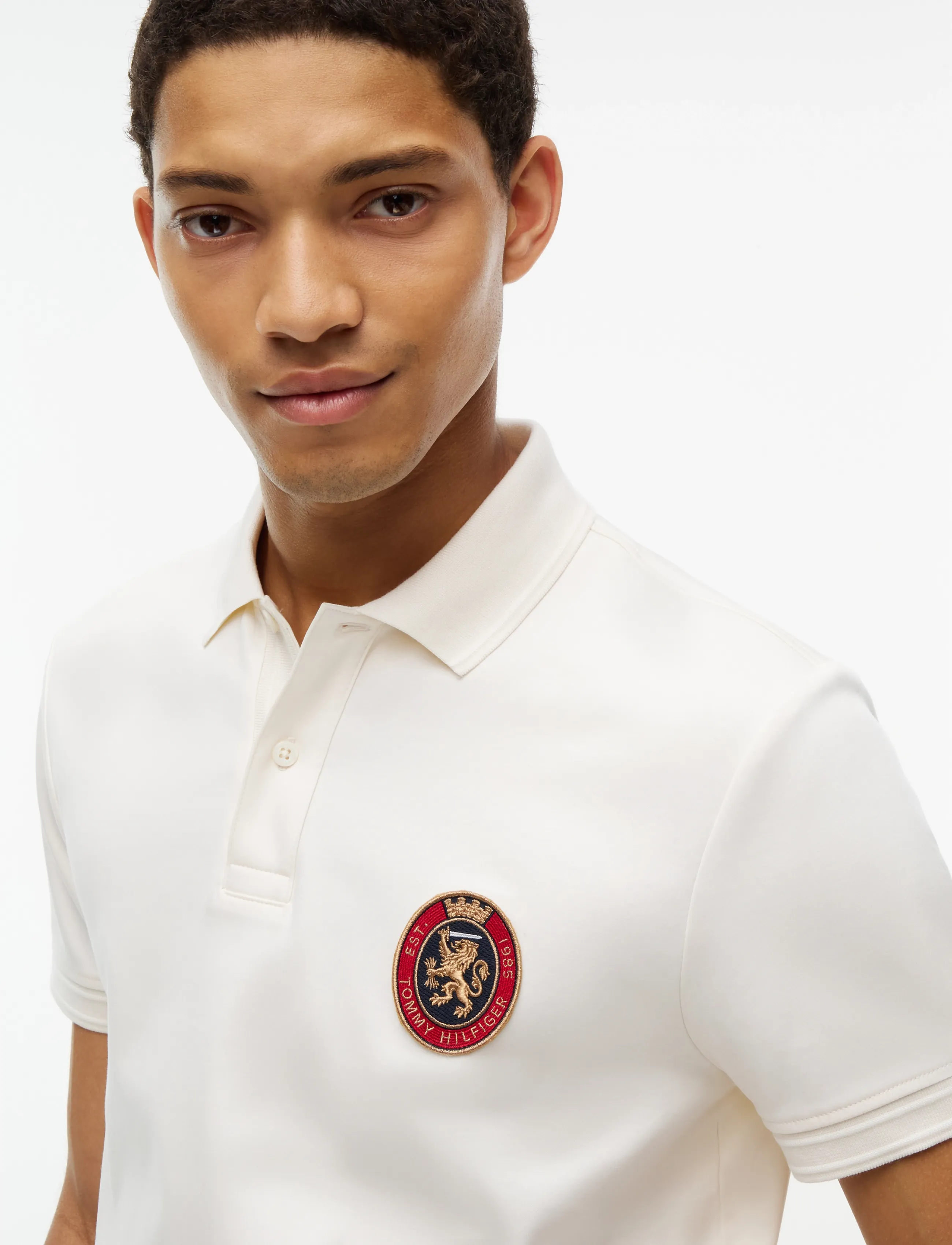 Tommy Hilfiger - ICON REG POLO - kortärmade pikéer - ivory petal - 3
