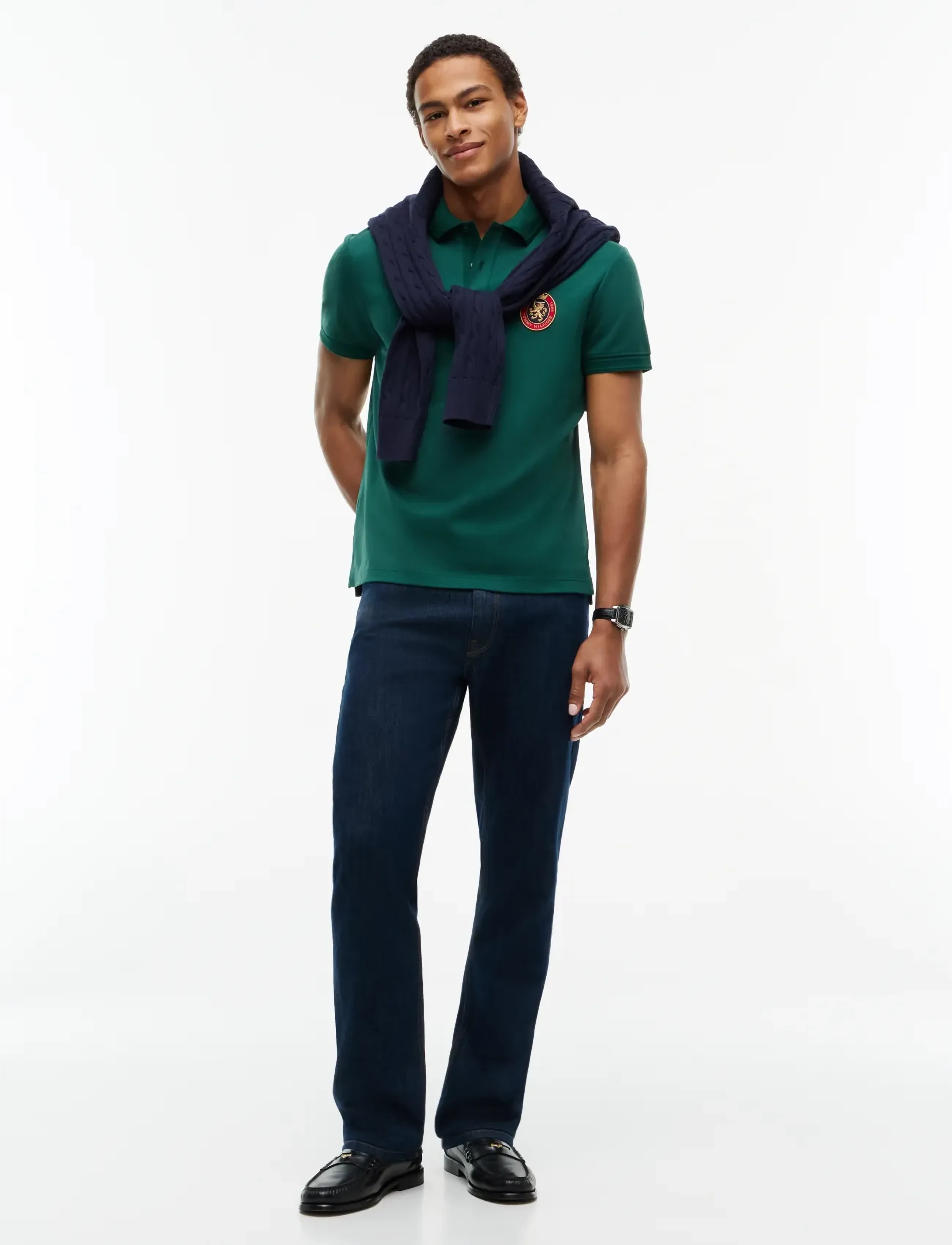 Tommy Hilfiger - ICON REG POLO - kortärmade pikéer - ornamental green - 4