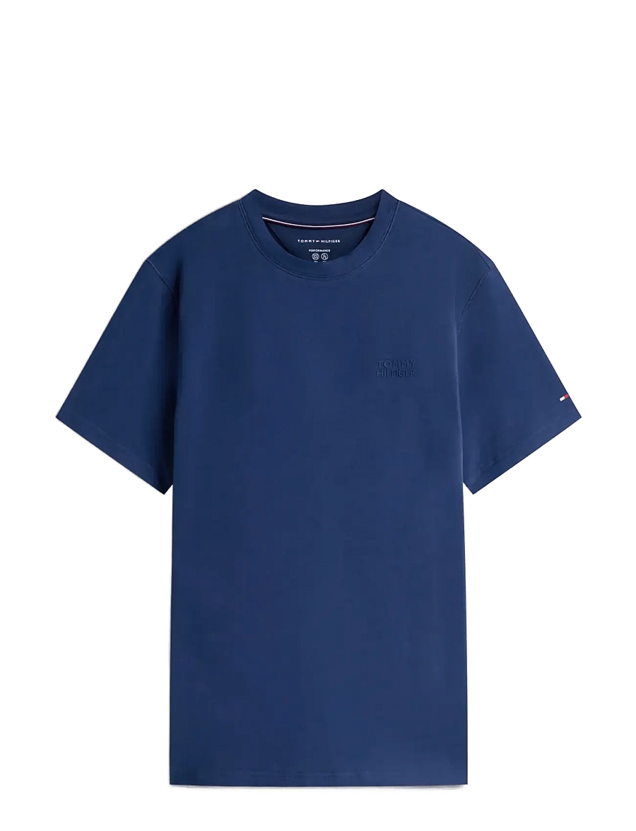 Tommy Hilfiger - PERFORMANCE GRAPHIC TEE - kortärmade t-shirts - carbon navy - 1