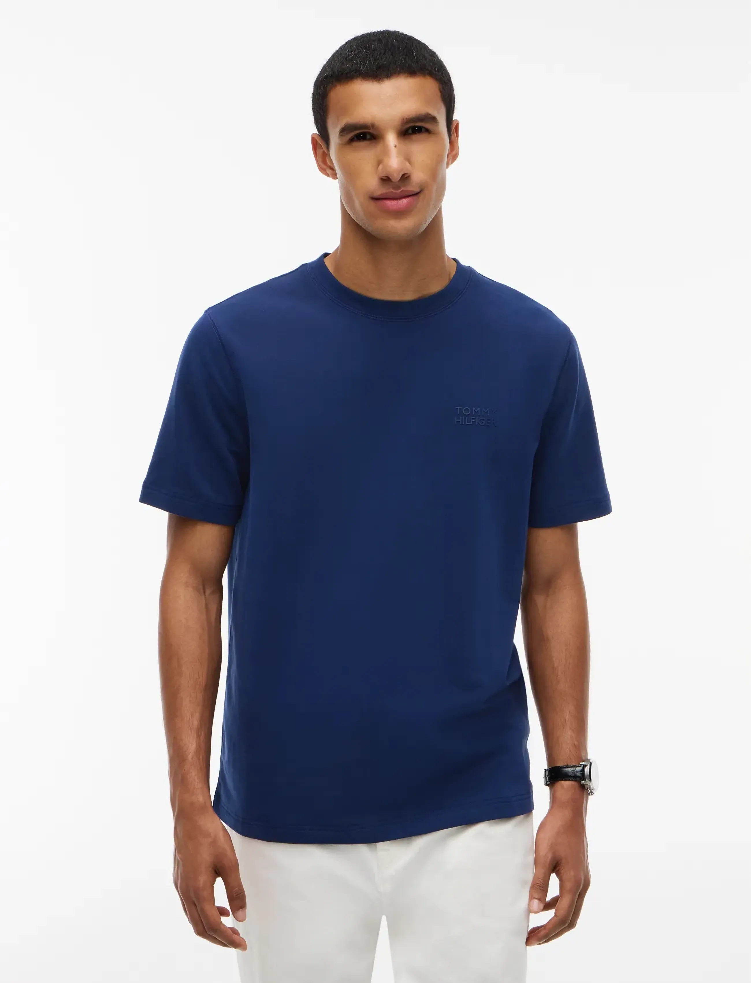Tommy Hilfiger PERFORMANCE GRAPHIC TEE - Tommy Hilfiger - CARBON NAVY / navy