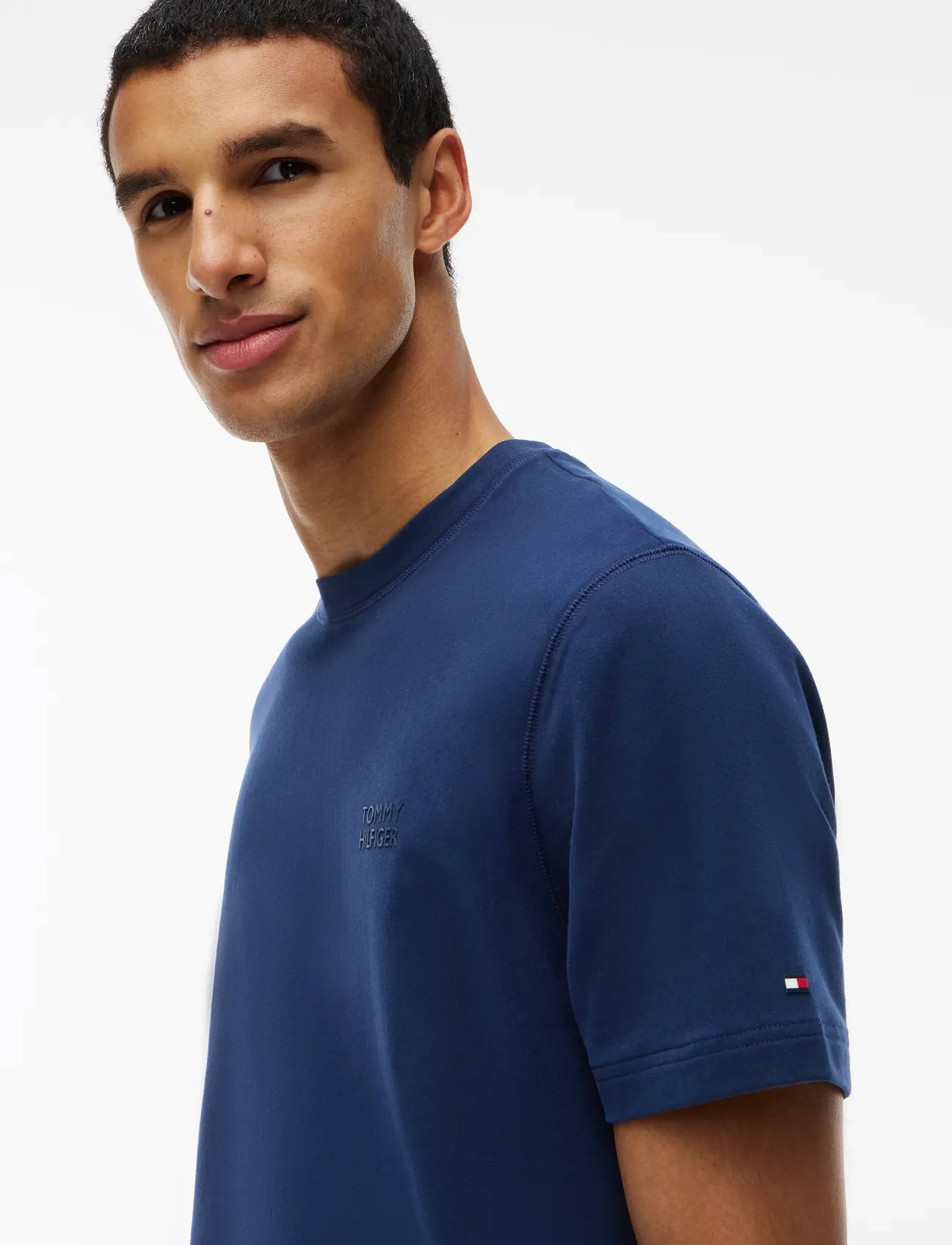 Tommy Hilfiger - PERFORMANCE GRAPHIC TEE - kortärmade t-shirts - carbon navy - 3