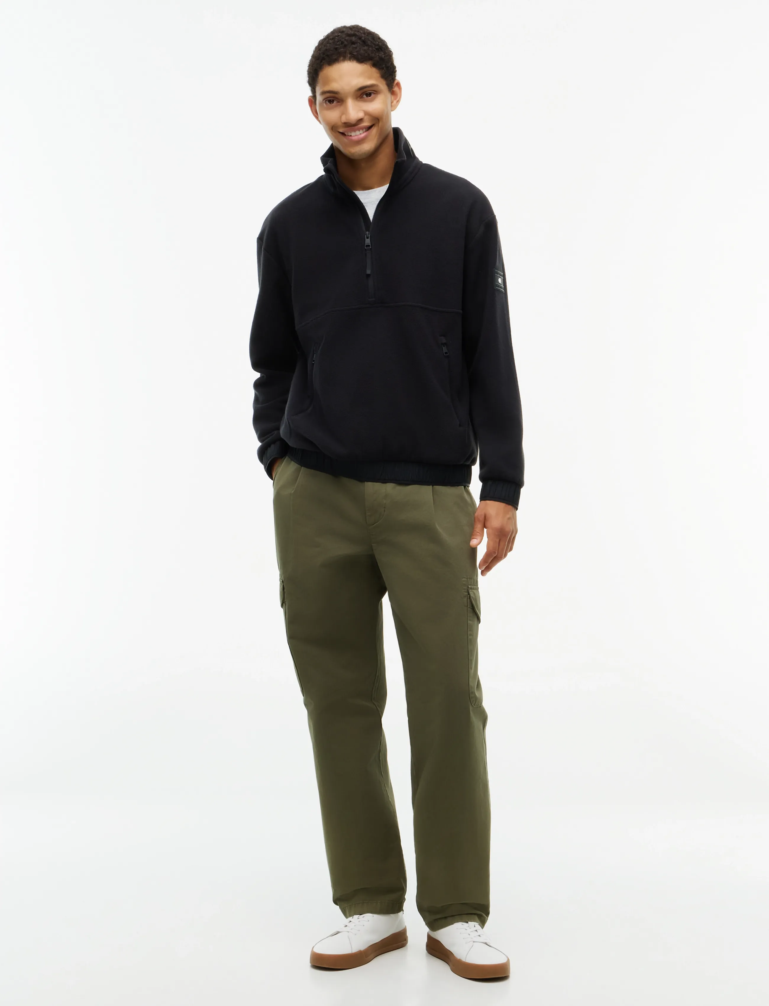 Tommy Hilfiger - 1/4 ZIP COLOR BLOCK SWEATSHIRT - black - 4