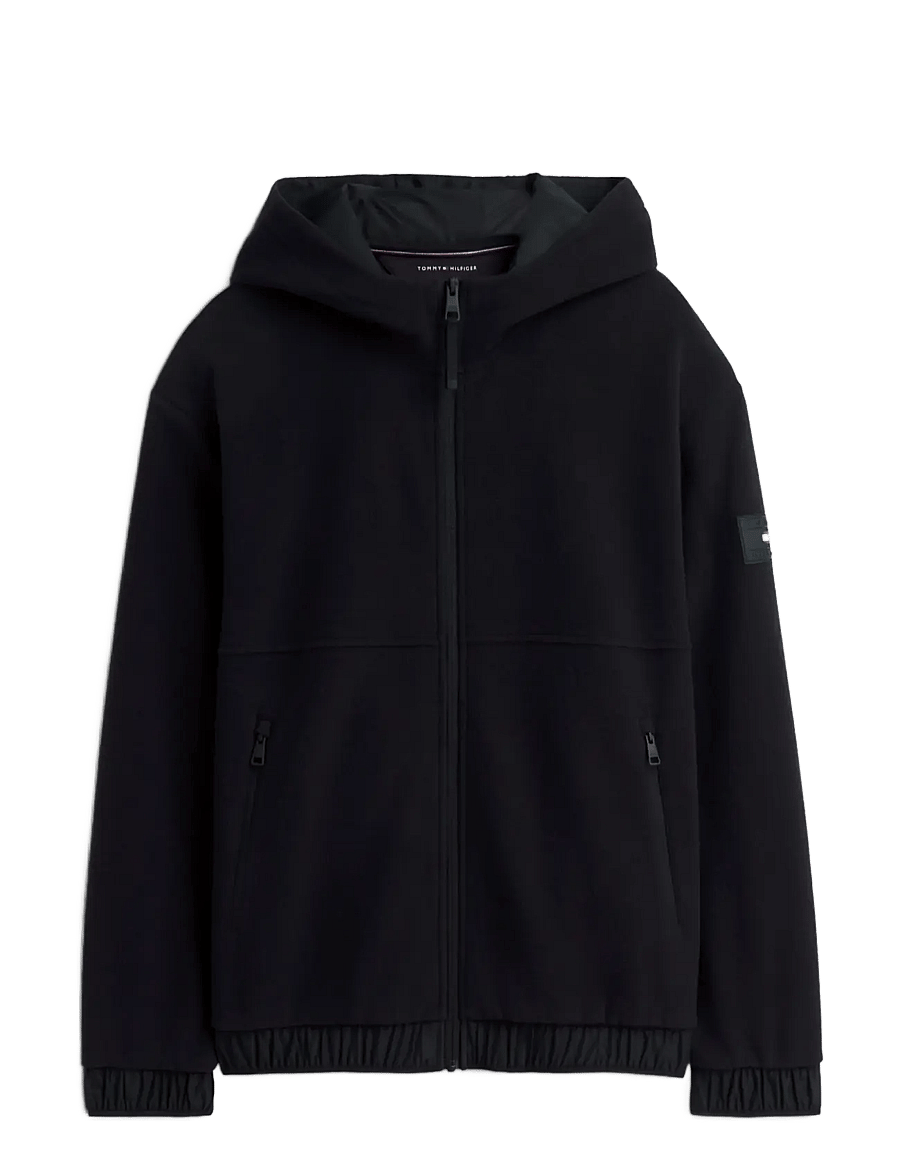 Tommy Hilfiger - PERFORMANCE MIXED MEDIA ZT - herbstjacken - black - 1