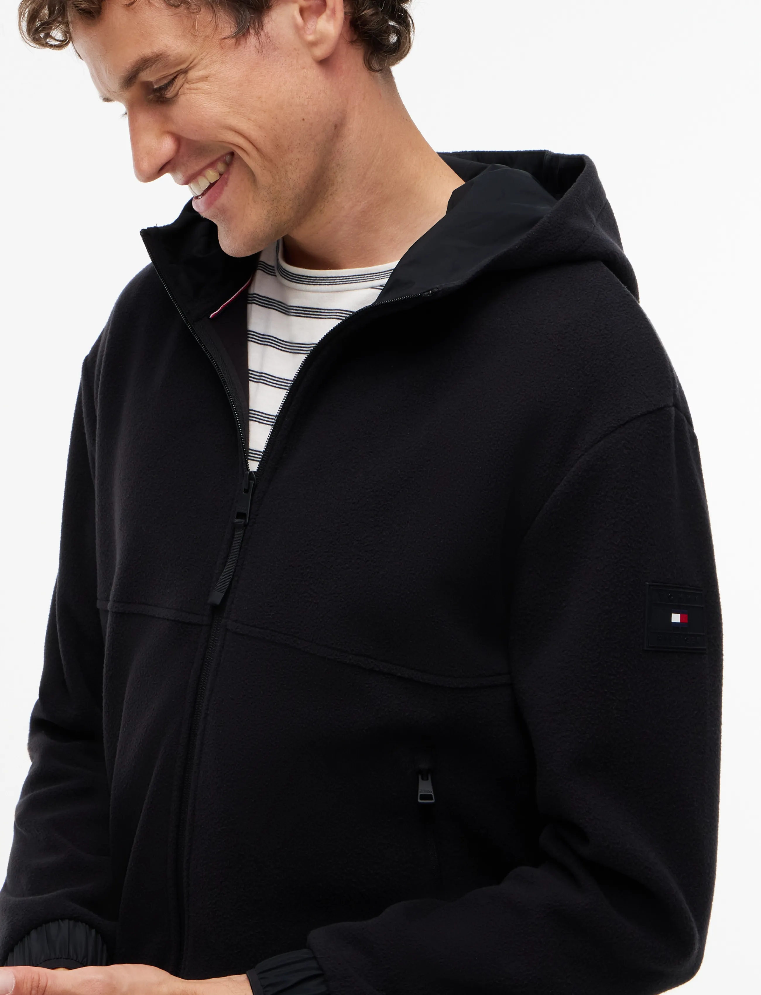 Tommy Hilfiger - PERFORMANCE MIXED MEDIA ZT - black - 3