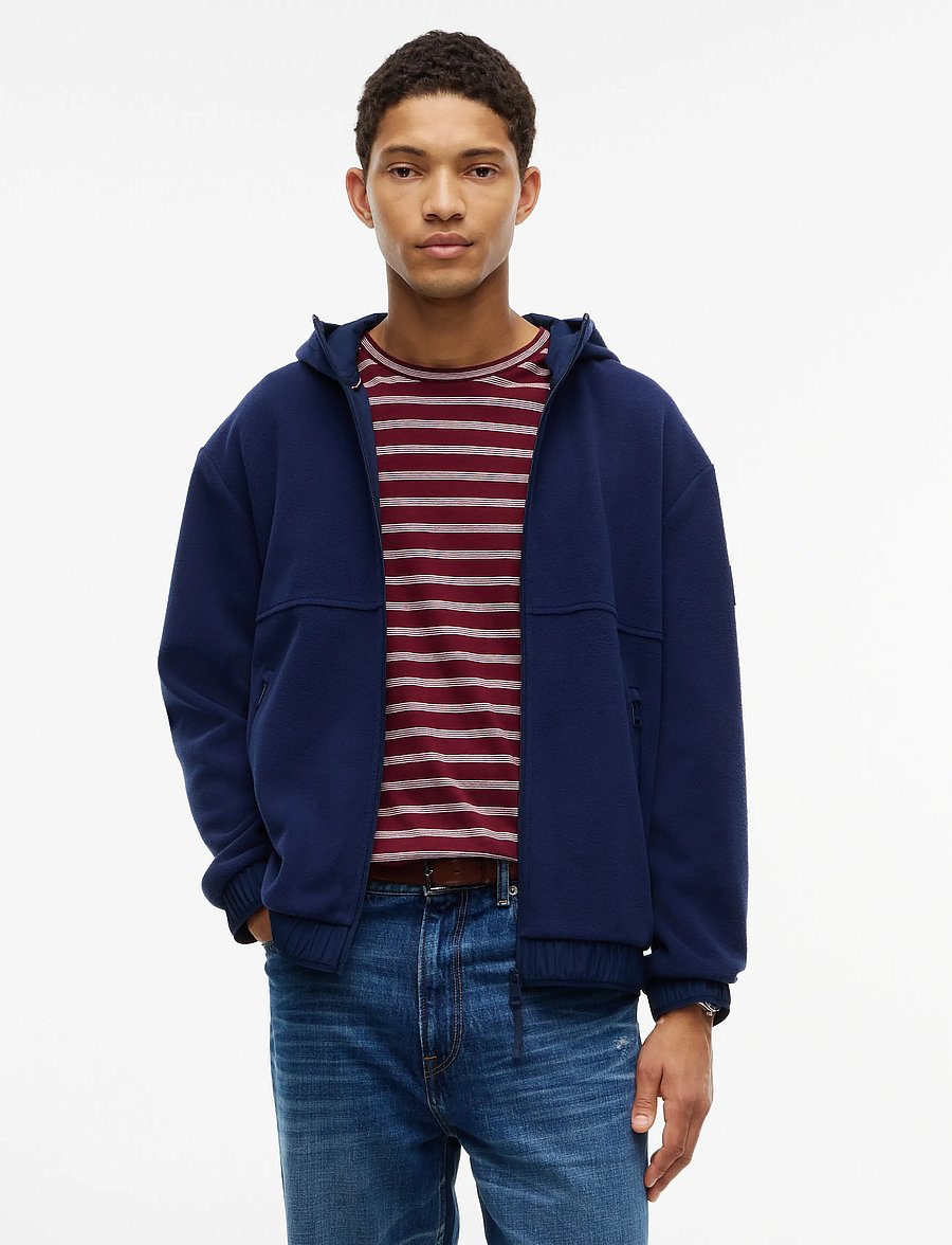 Tommy Hilfiger - PERFORMANCE MIXED MEDIA ZT - herbstjacken - carbon navy - 0