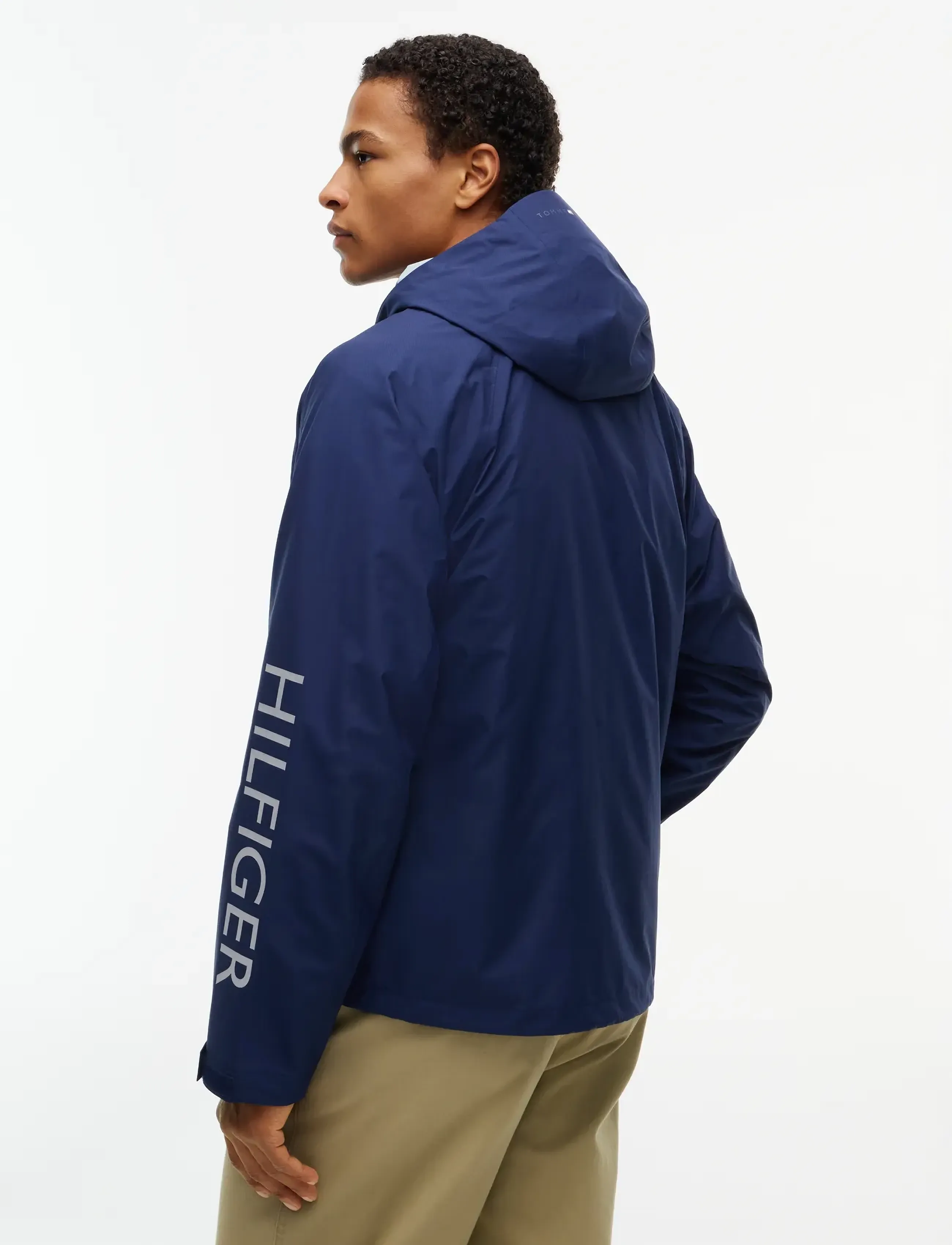 Tommy Hilfiger - PERFORMANCE RAIN ALLOVER JCKT - carbon navy   aop - 2