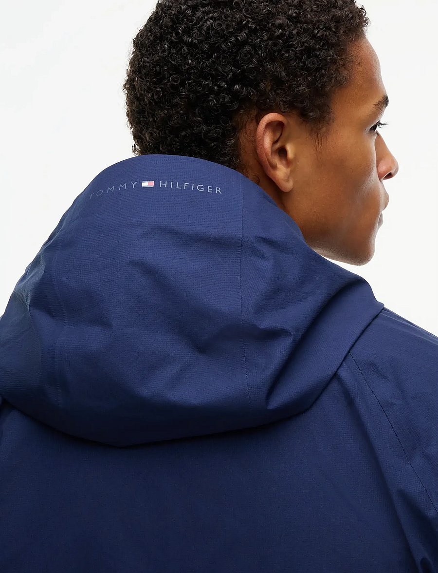 Tommy Hilfiger - PERFORMANCE RAIN ALLOVER JCKT - regenmäntel - carbon navy aop - 3