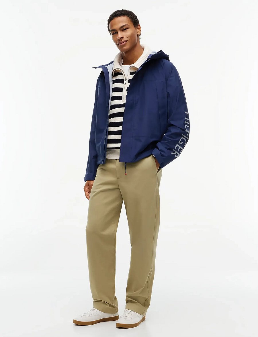 Tommy Hilfiger - PERFORMANCE RAIN ALLOVER JCKT - regenmäntel - carbon navy aop - 4
